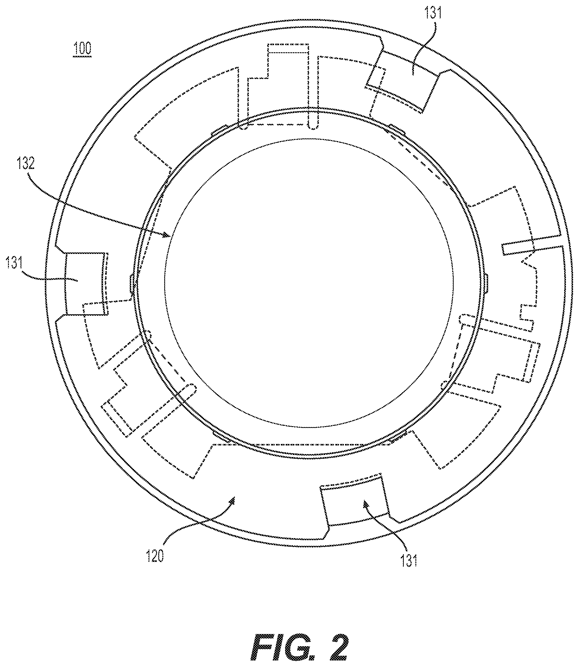 Patent US12103268 Figure 3 – Cover plate and a cover plate assembly for a concealed fire protection sprinkler
