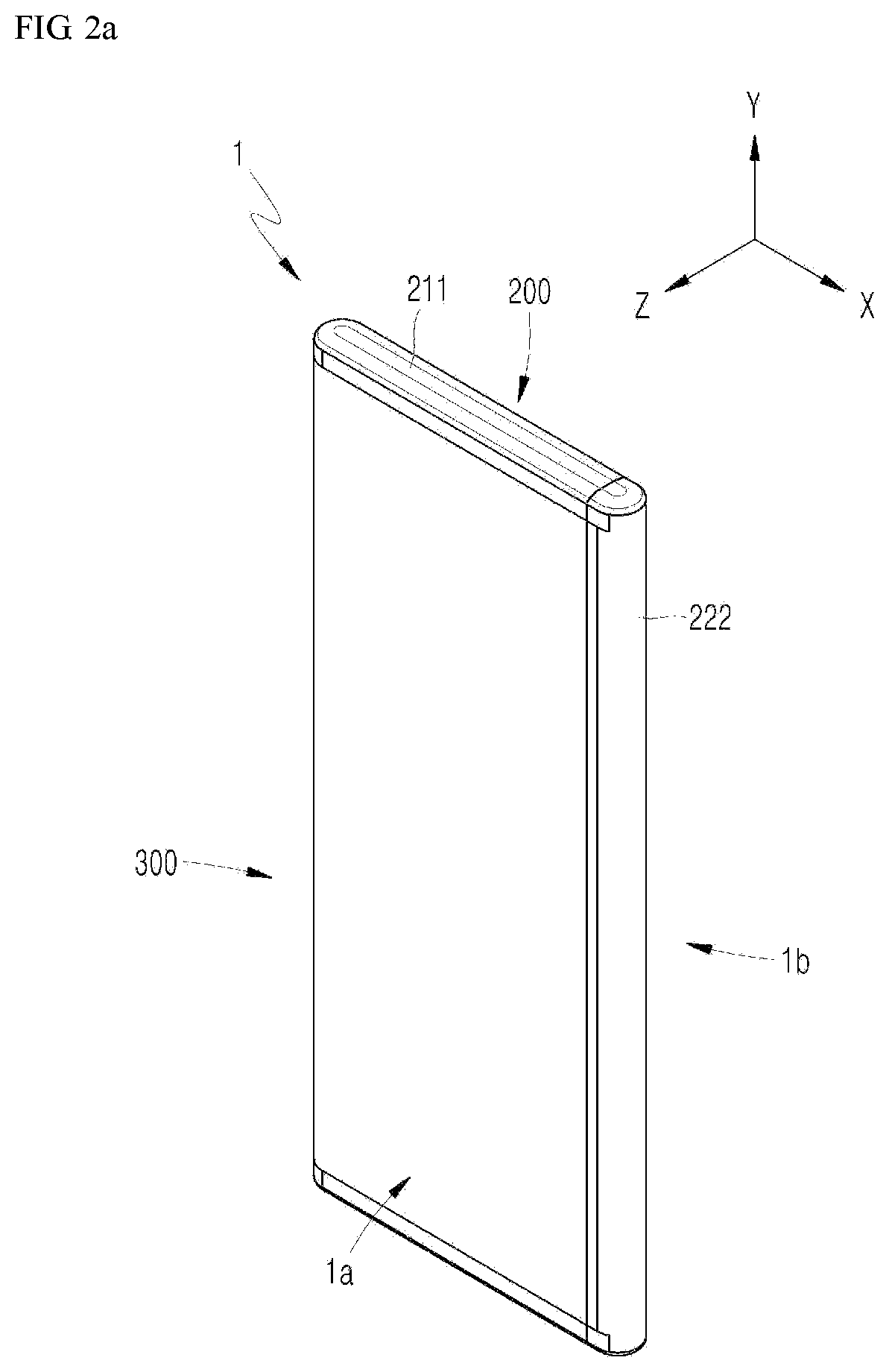 Patent US12103270 Figure 2 – Flexible display device and method for manufacturing cover thereof