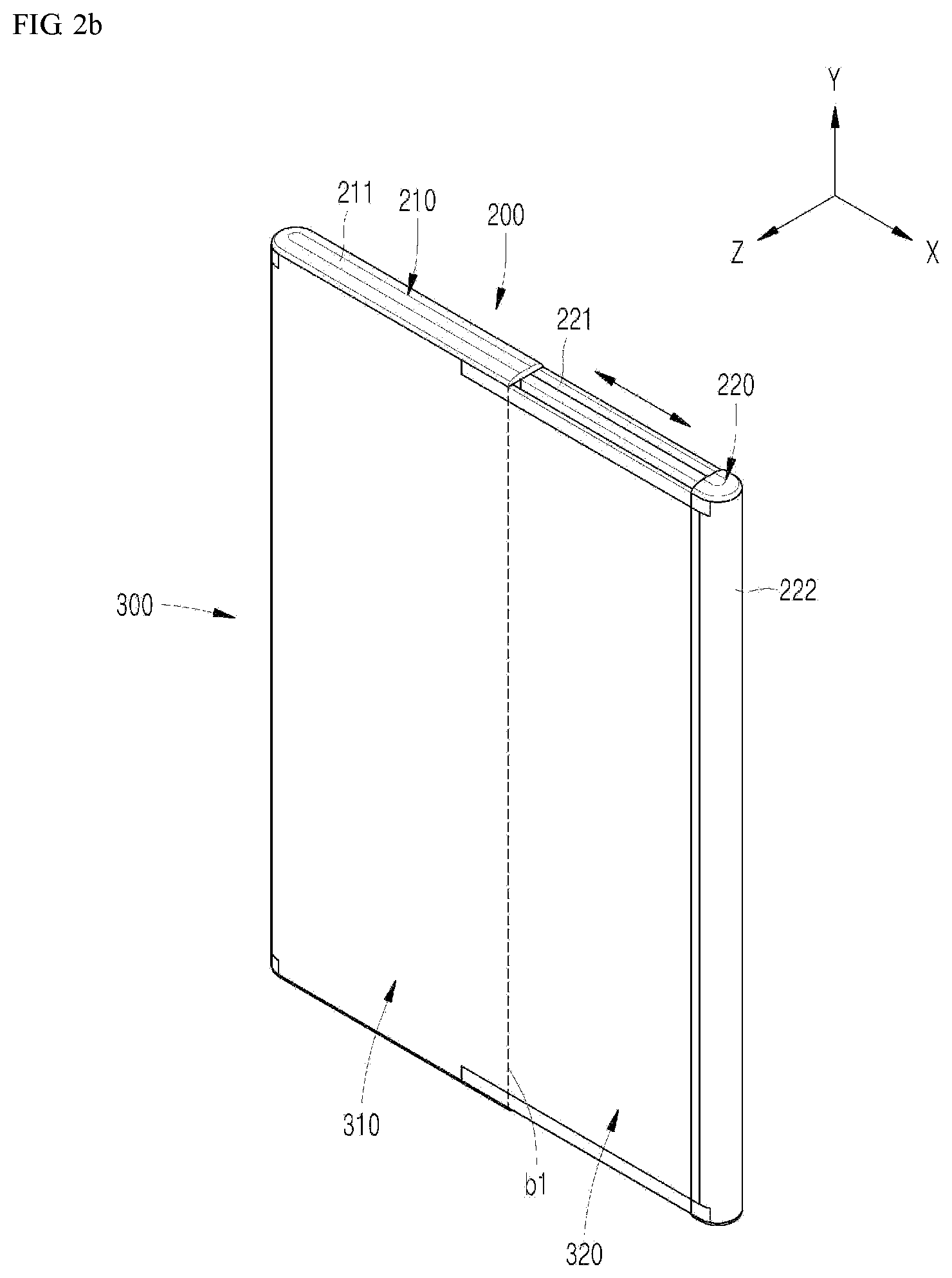Patent US12103270 Figure 3 – Flexible display device and method for manufacturing cover thereof