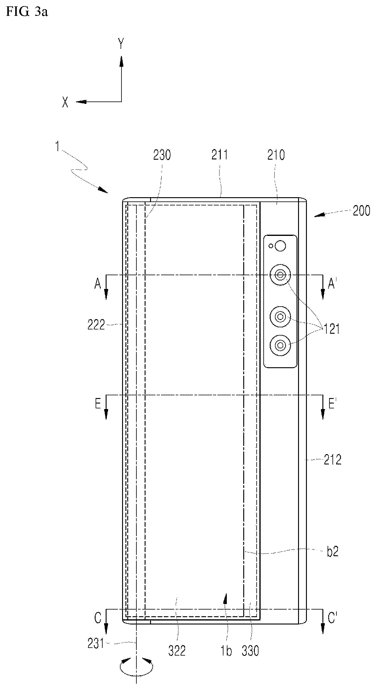 Patent US12103270 Figure 4 – Flexible display device and method for manufacturing cover thereof
