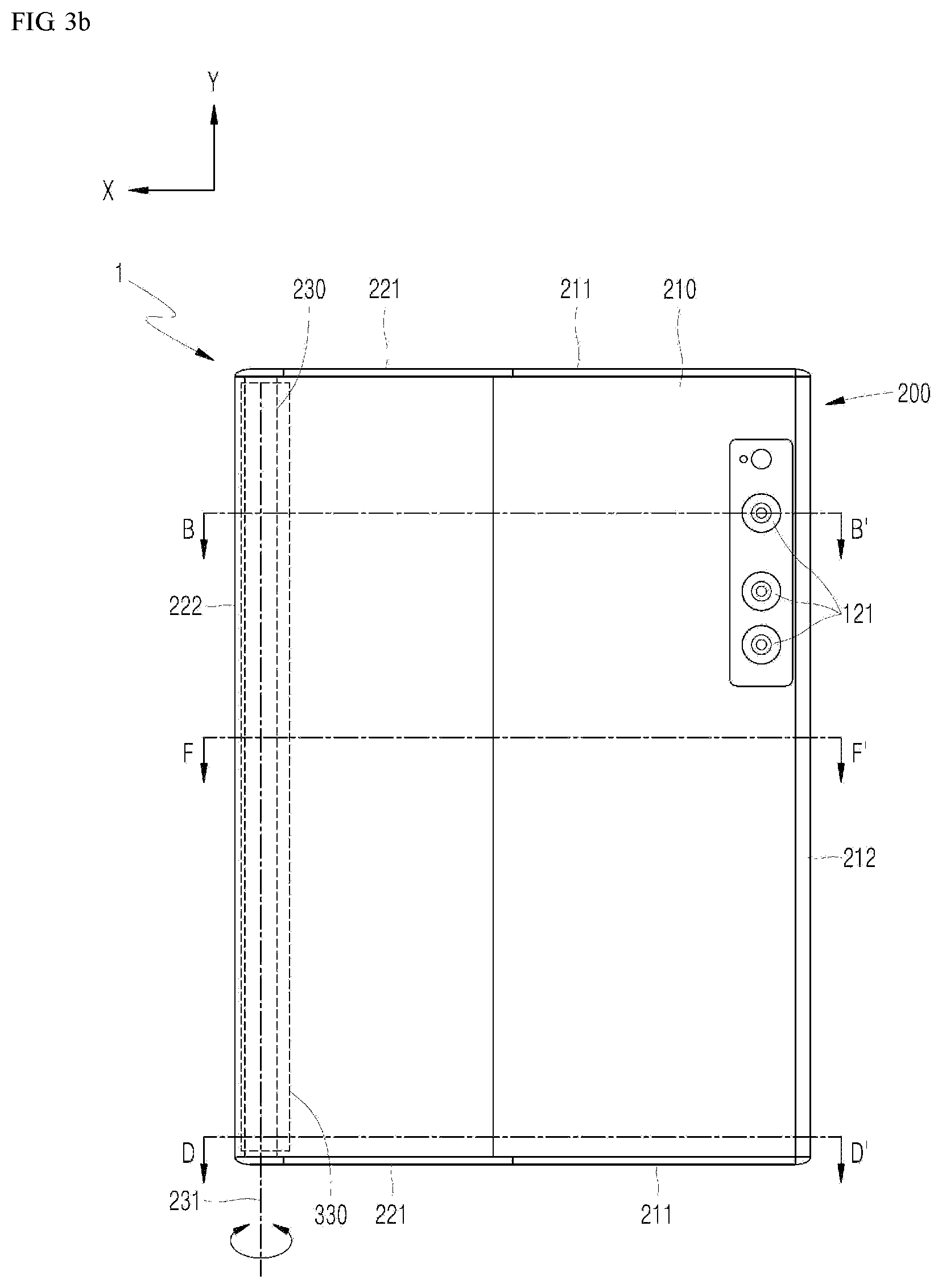 Patent US12103270 Figure 5 – Flexible display device and method for manufacturing cover thereof