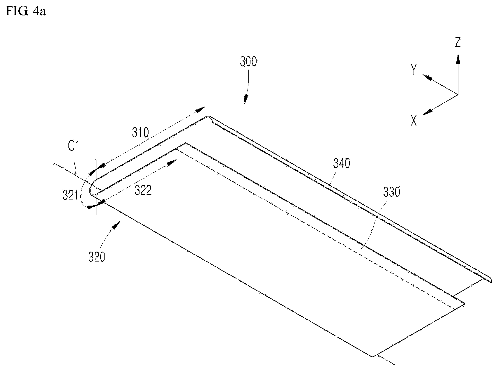 Patent US12103270 Figure 6 – Flexible display device and method for manufacturing cover thereof