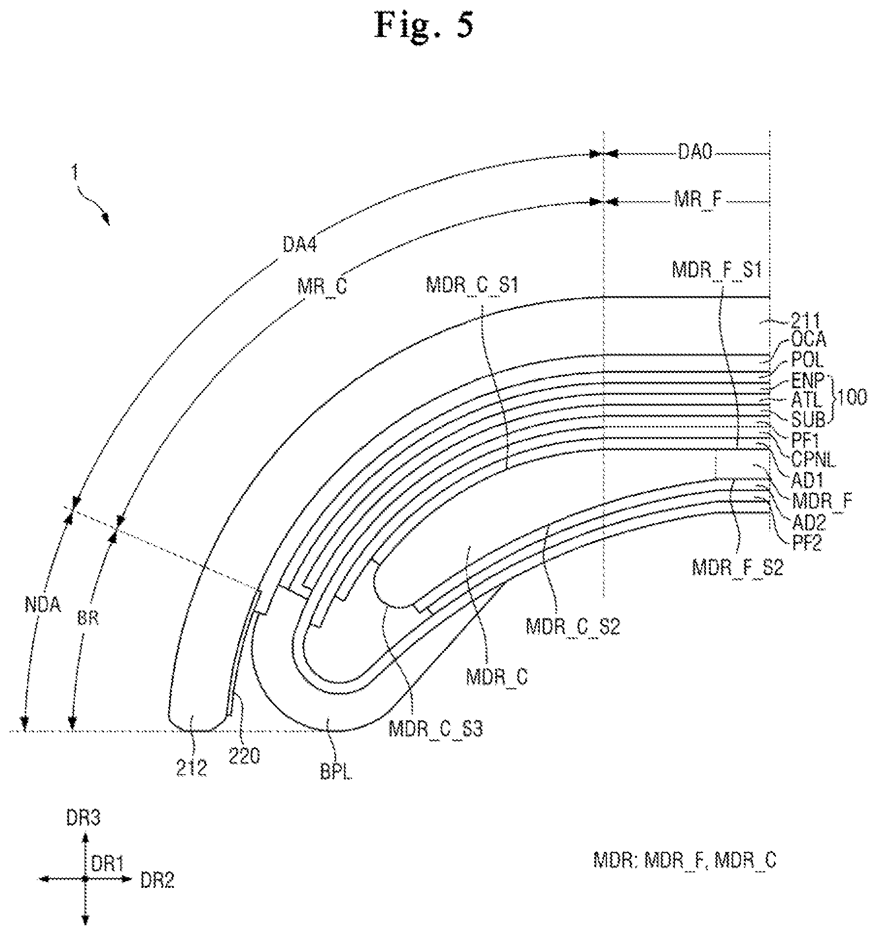 Patent US12103284 Figure 5 – Display device