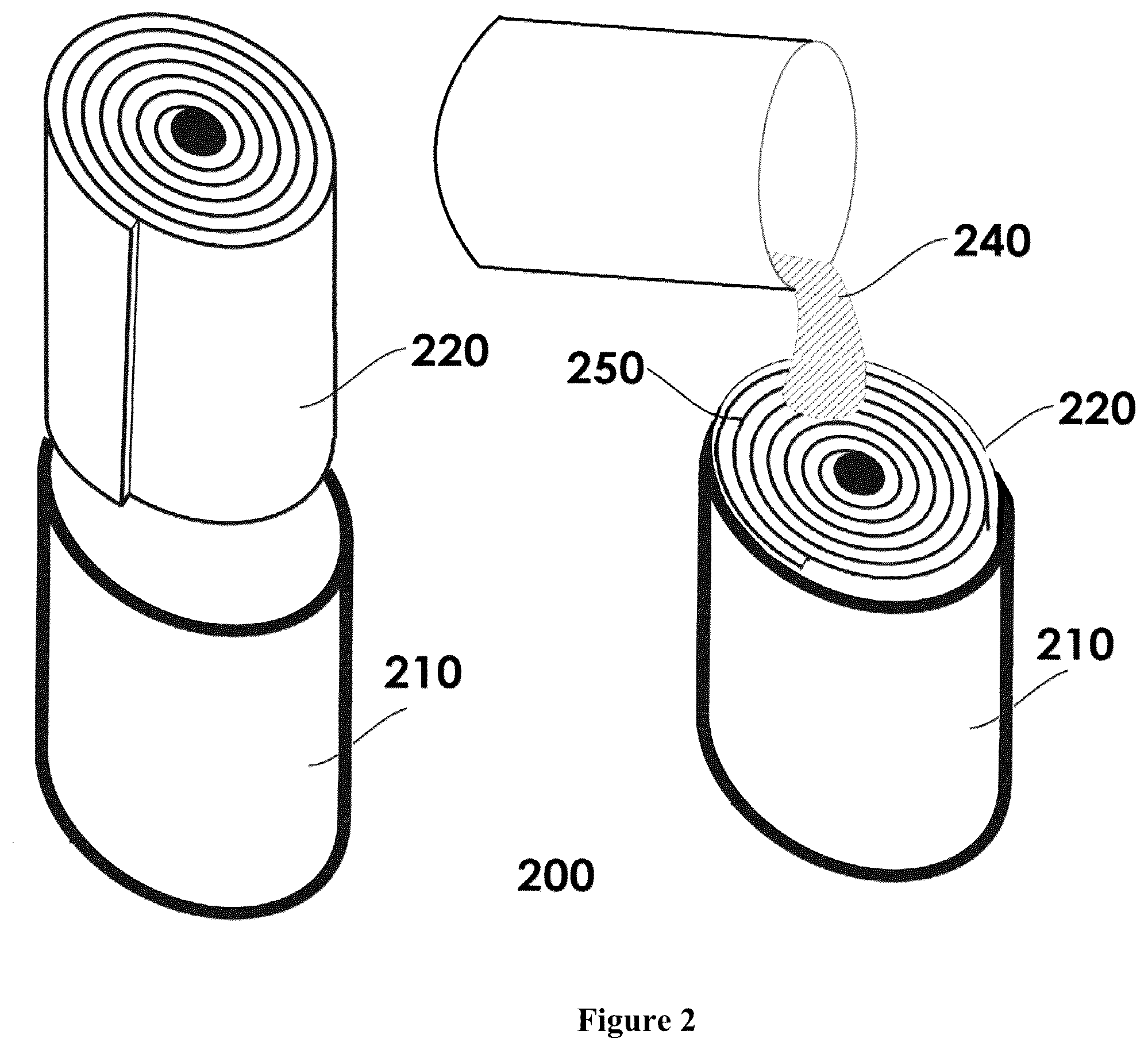 Patent US12103291 Figure 2 – Laminates comprising reinforced aerogel composites