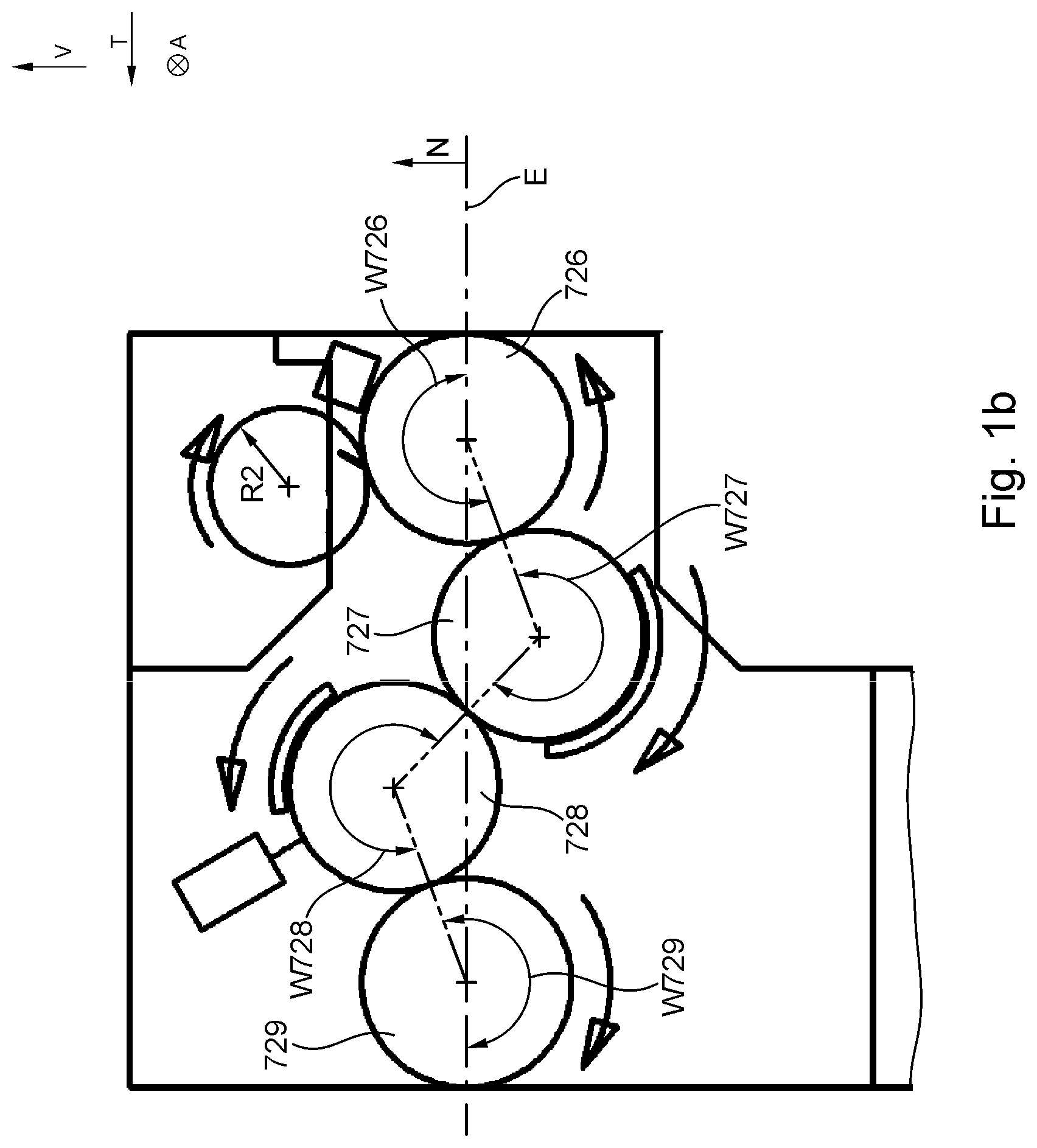 Patent US12103295 Figure 2 – Sheet-fed printing unit configured as a screen printing unit and methods for operating a sheet-fed printing unit configured as a screen printing unit