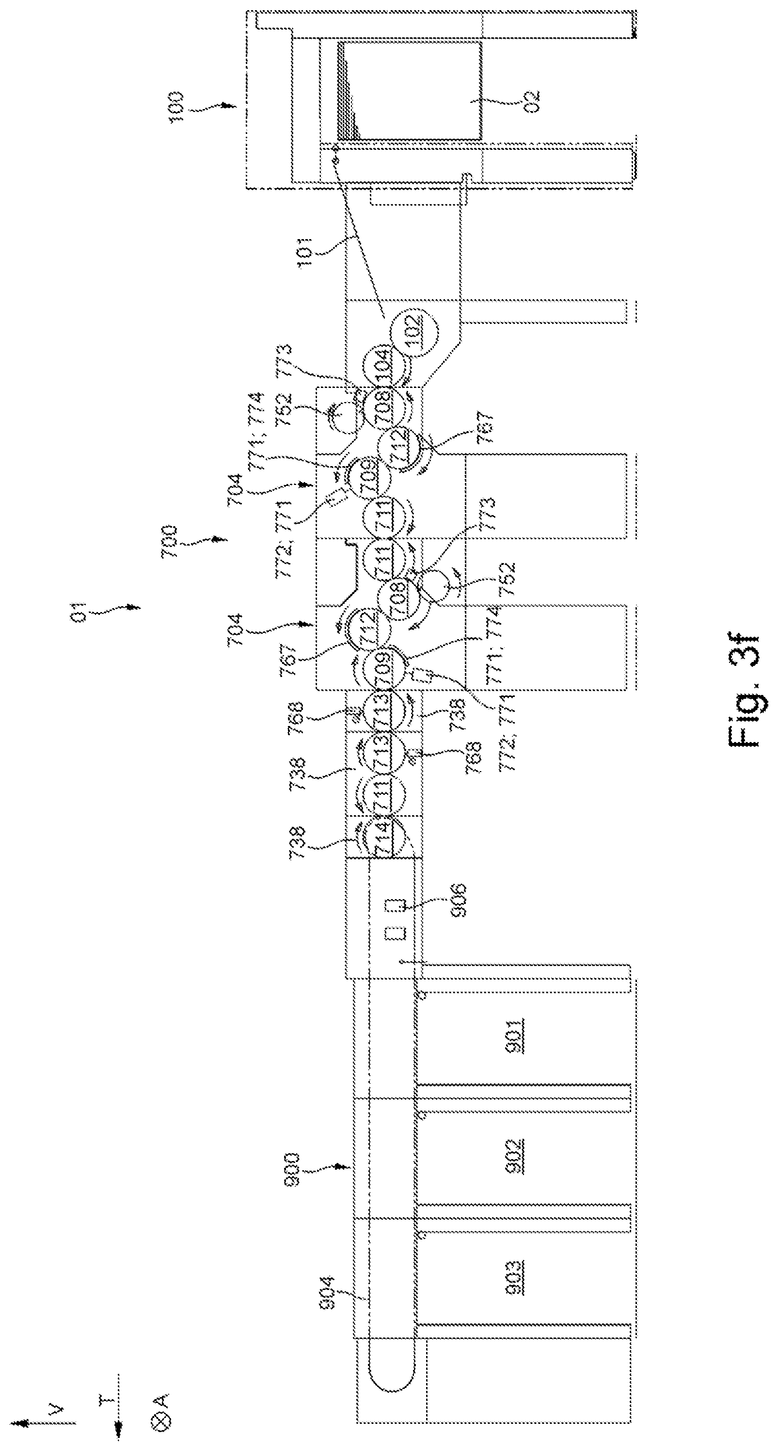 Patent US12103295 Figure 12 – Sheet-fed printing unit configured as a screen printing unit and methods for operating a sheet-fed printing unit configured as a screen printing unit