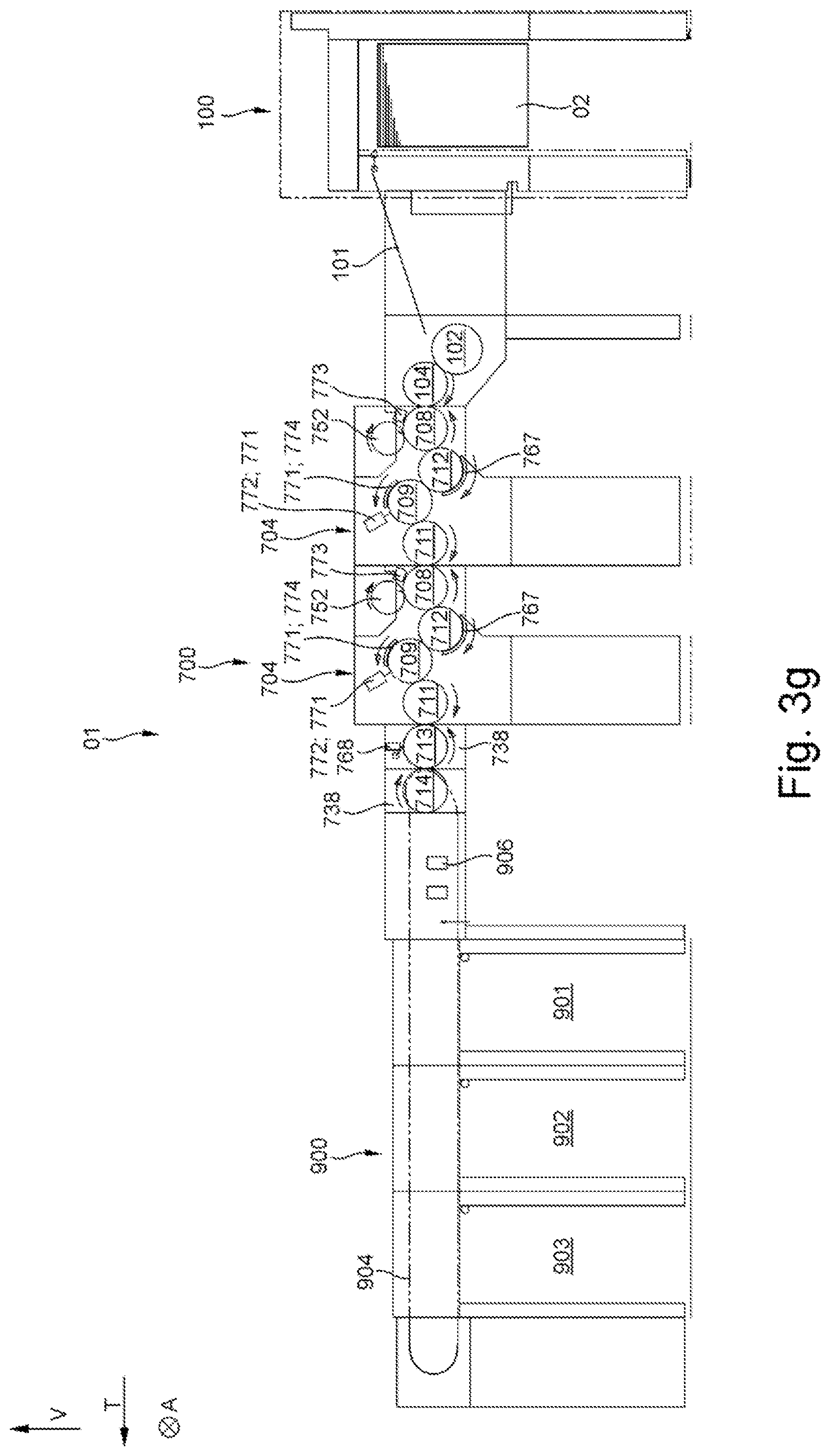 Patent US12103295 Figure 13 – Sheet-fed printing unit configured as a screen printing unit and methods for operating a sheet-fed printing unit configured as a screen printing unit