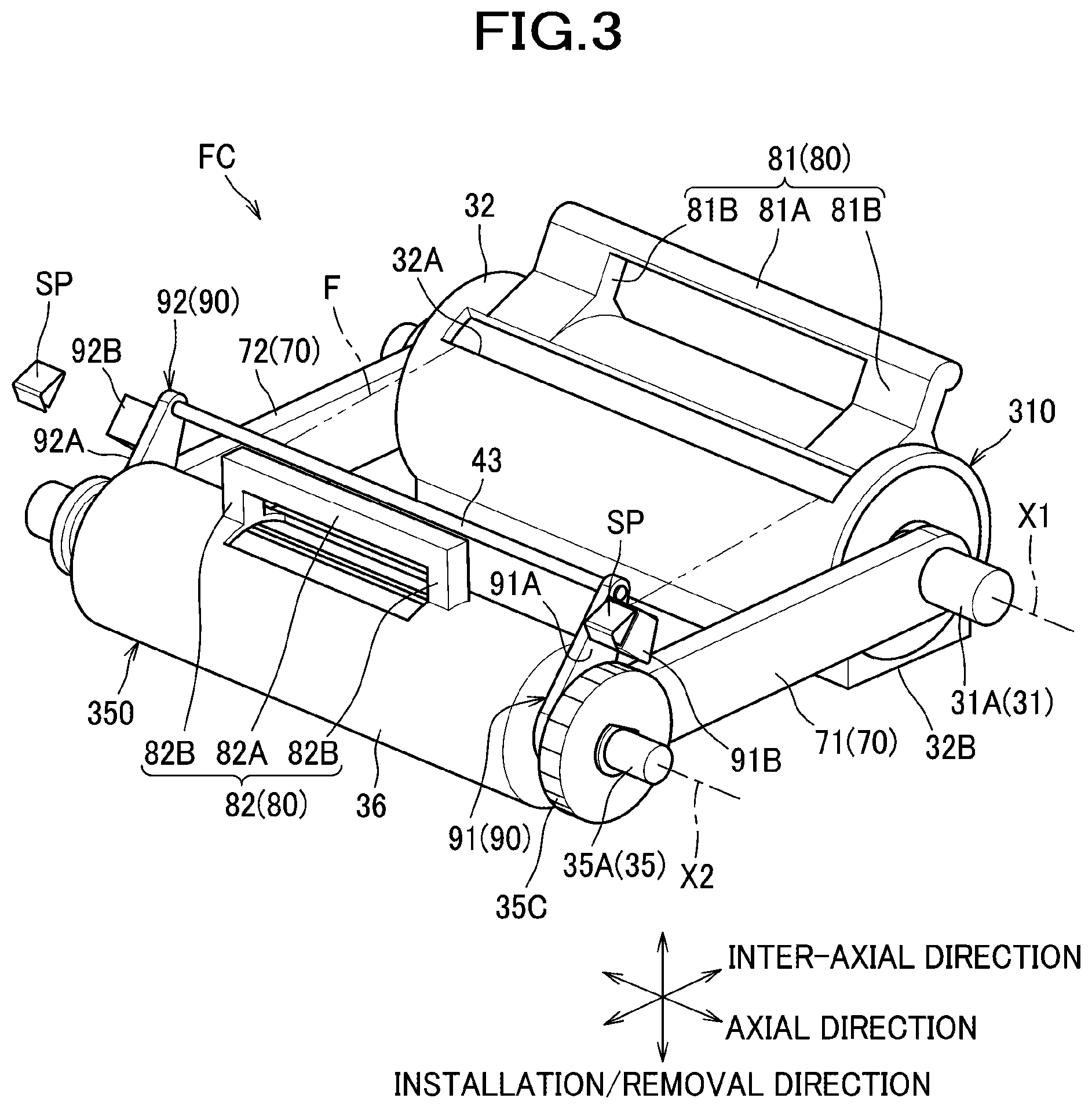 Patent US12103296 Figure 3 – Layer transfer film cartridge and layer transfer device