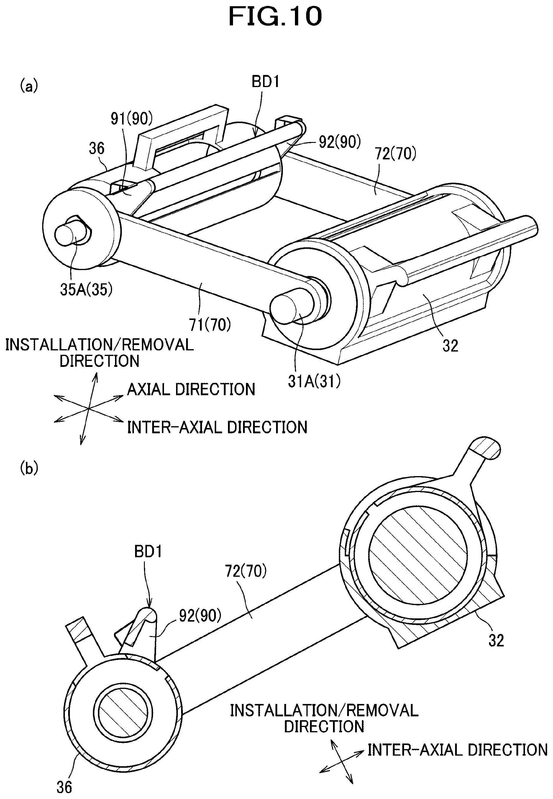 Patent US12103296 Figure 10 – Layer transfer film cartridge and layer transfer device