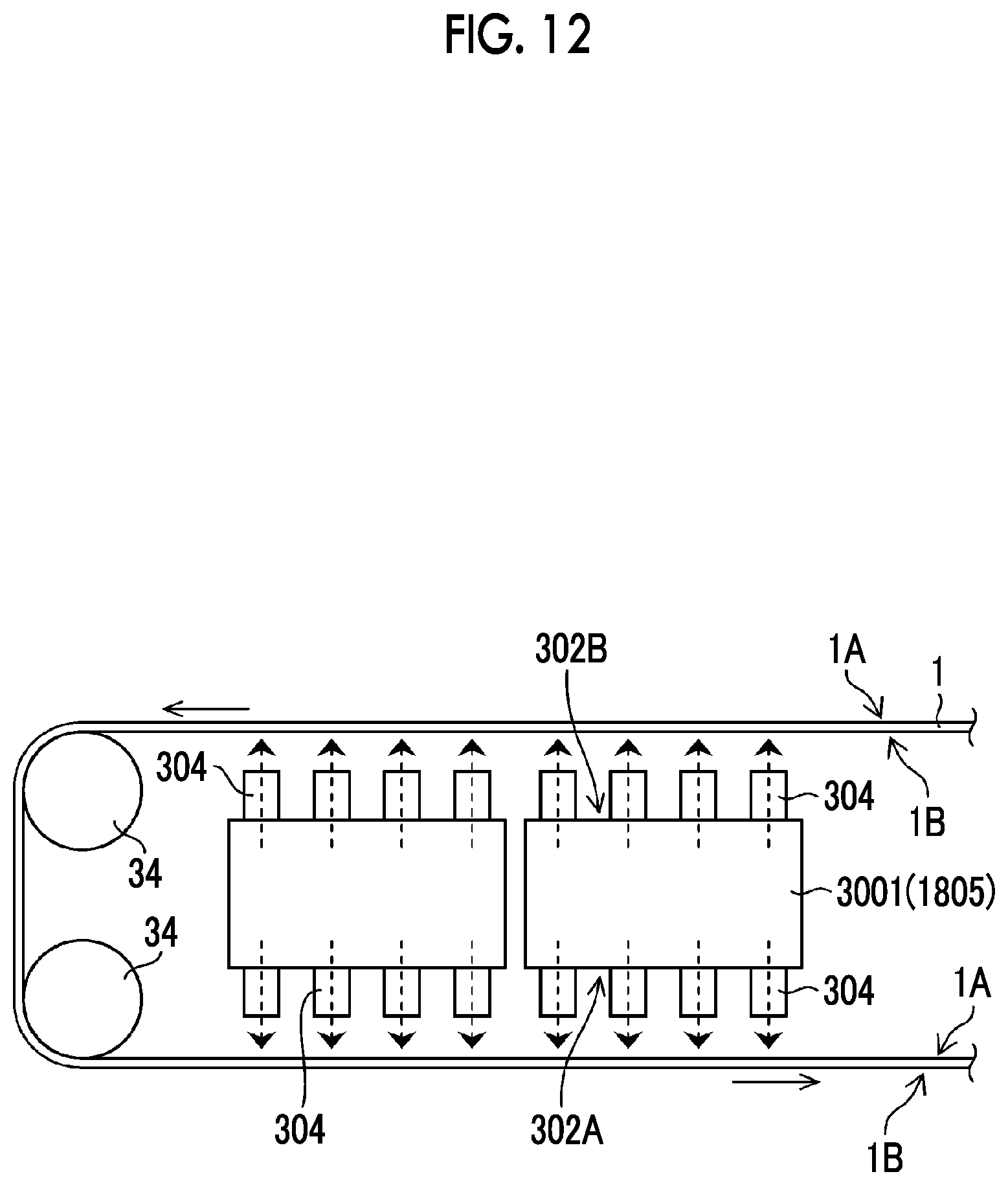 Patent US12103300 Figure 11 – Drying device, liquid applying system including drying device, and printing system including drying device