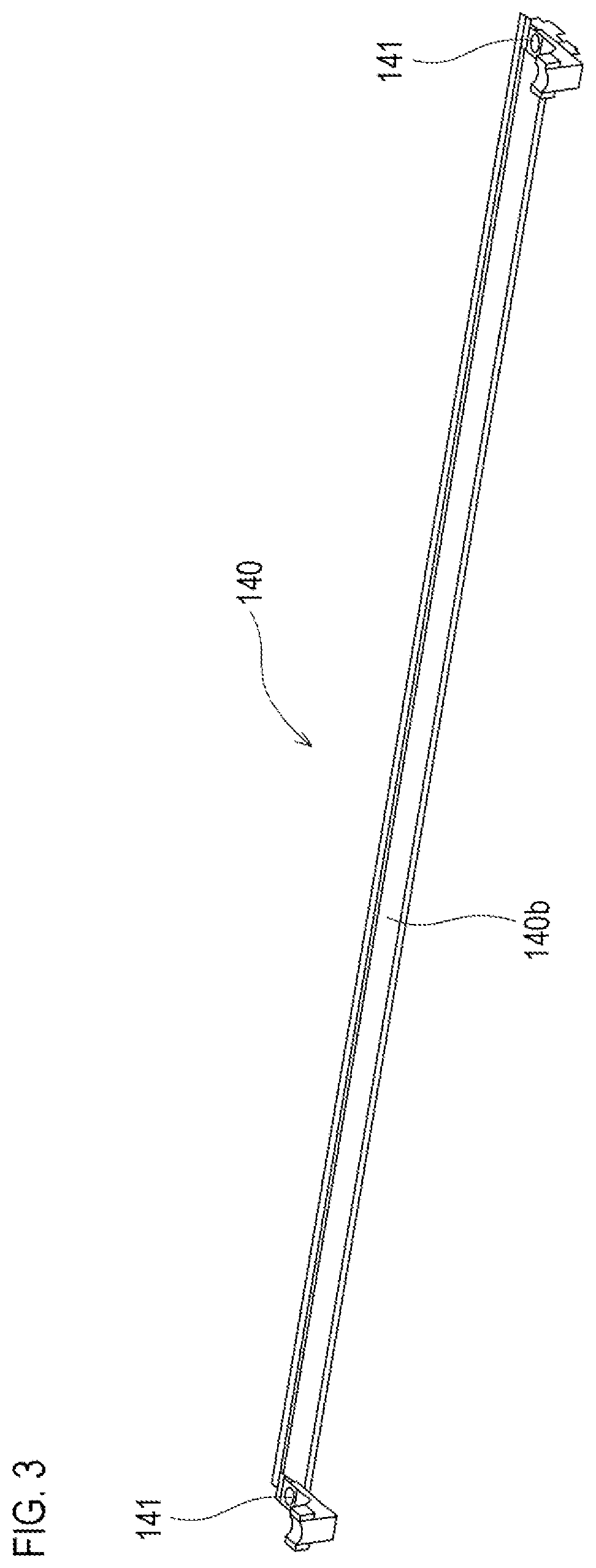 Patent US12103302 Figure 3 – Sheet accommodating device and recording apparatus with storable sheet receiving member
