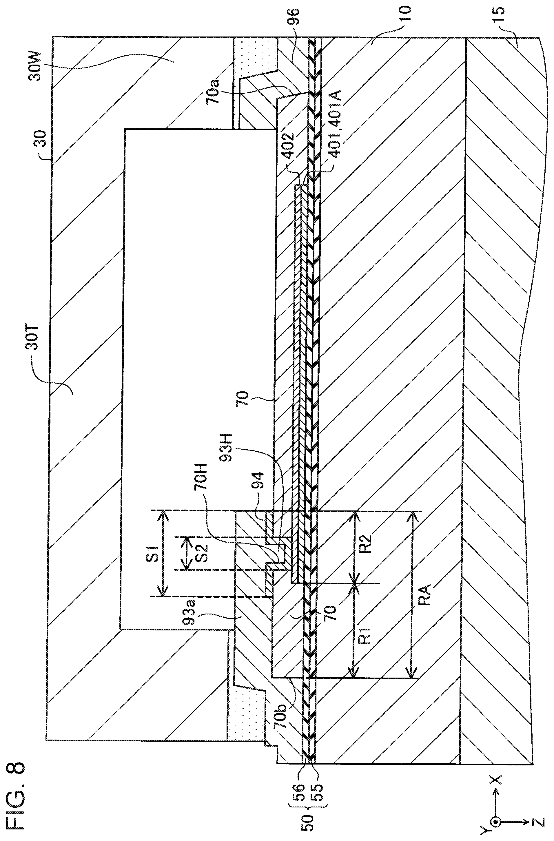 Patent US12103304 Figure 8 – Liquid discharge head and liquid discharge device