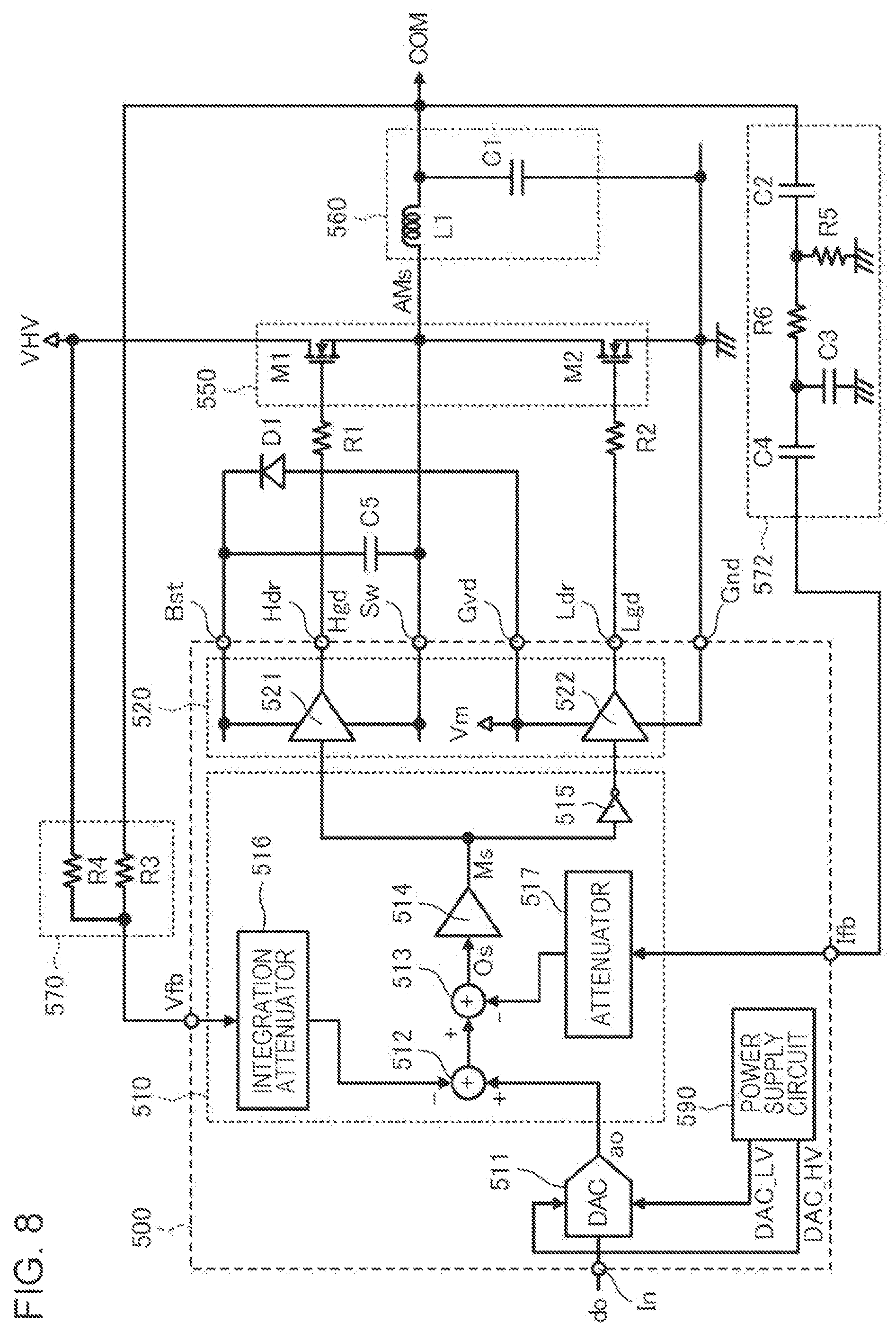 Patent US12103305 Figure 7 – Liquid discharge device and head drive circuit