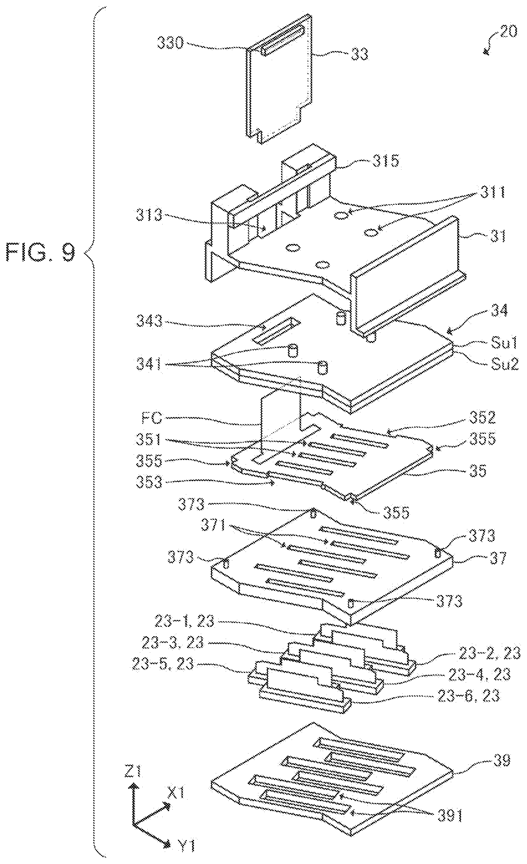 Patent US12103305 Figure 8 – Liquid discharge device and head drive circuit
