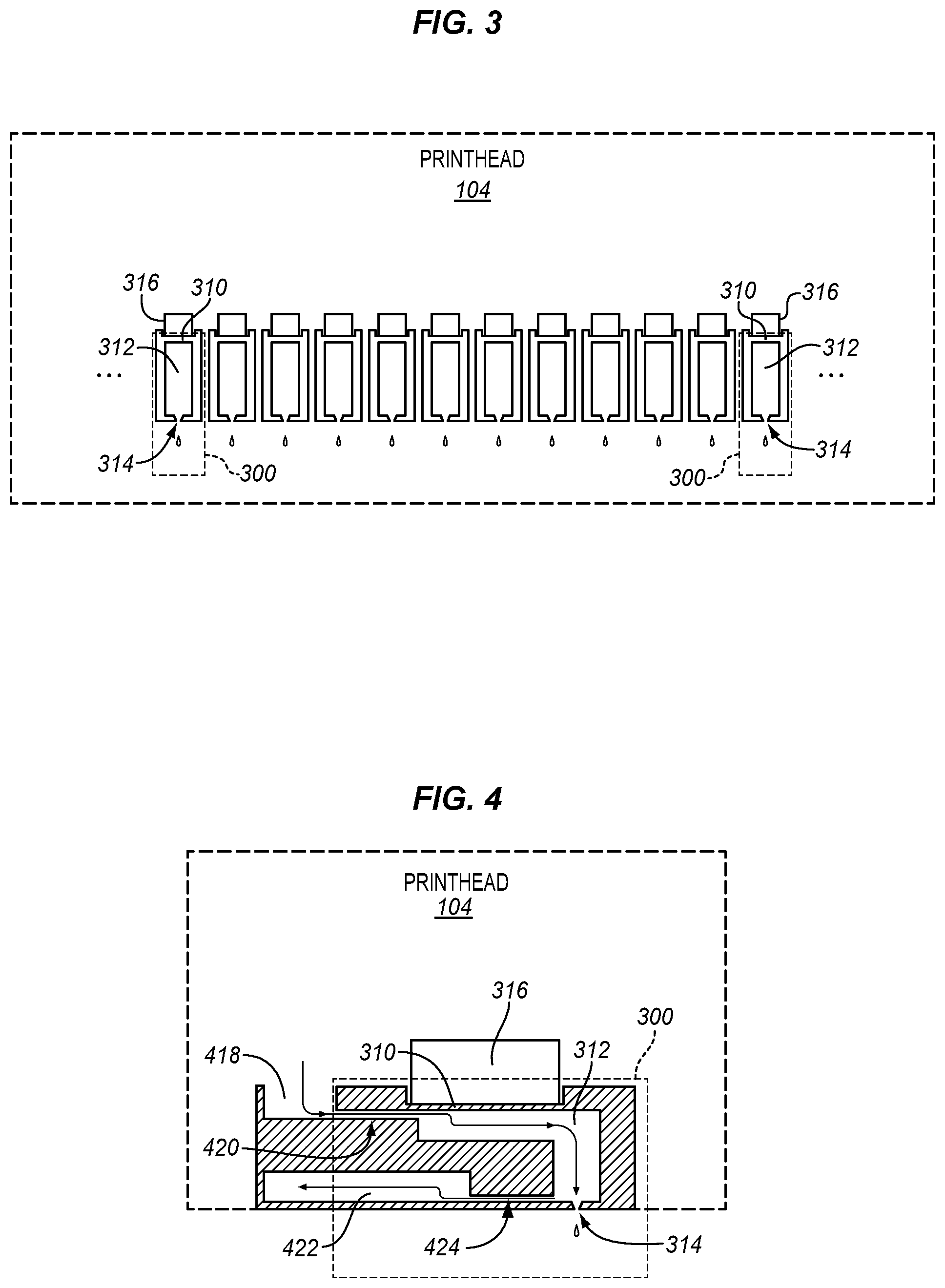 Patent US12103306 Figure 2 – Flow-through printhead with bypass manifold