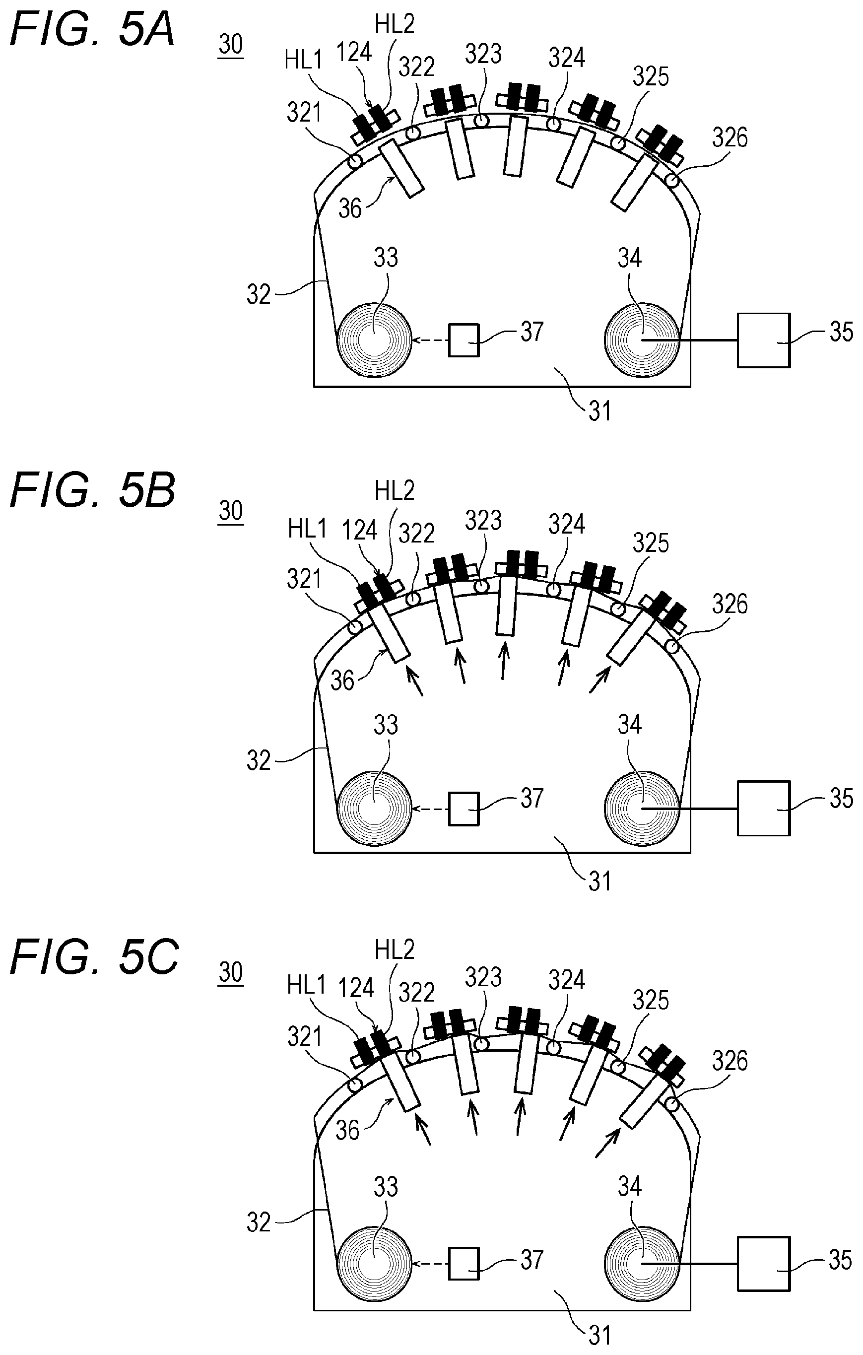 Patent US12103308 Figure 5 – Head cleaning device, head cleaning method, and image forming apparatus