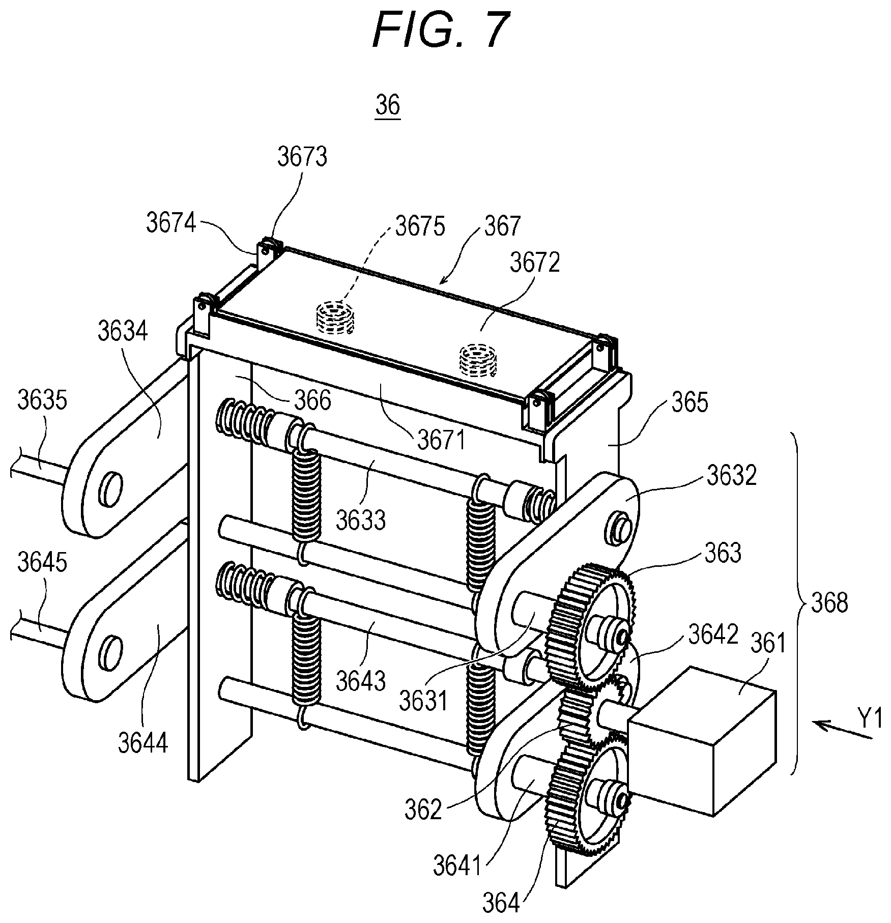 Patent US12103308 Figure 7 – Head cleaning device, head cleaning method, and image forming apparatus
