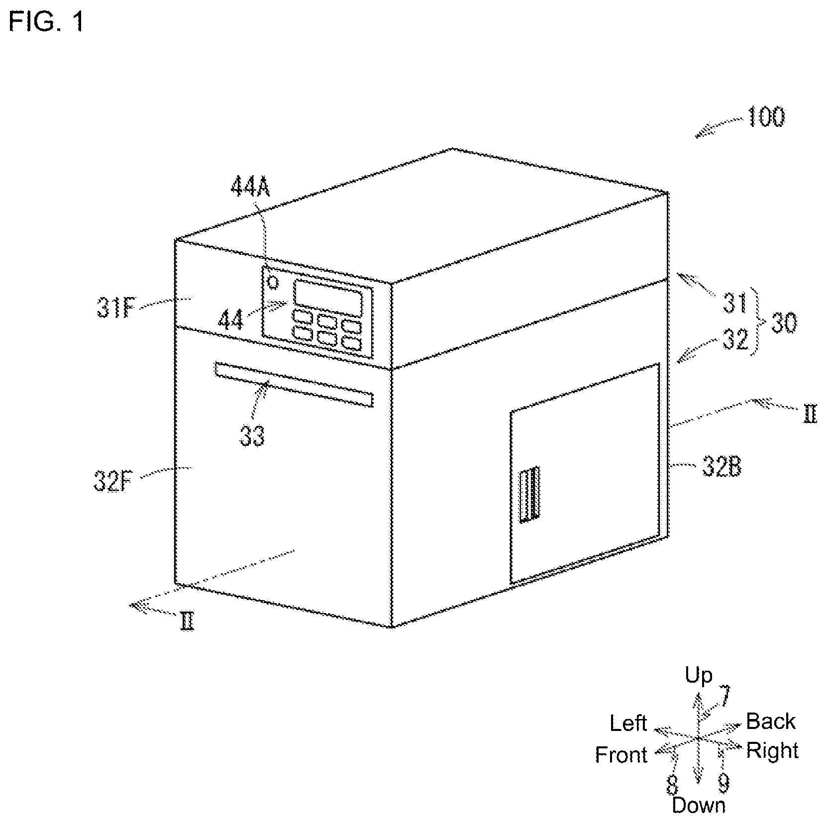 Patent US12103310 Figure 1 – Liquid discharging device and method for performing maintenance of liquid discharging device