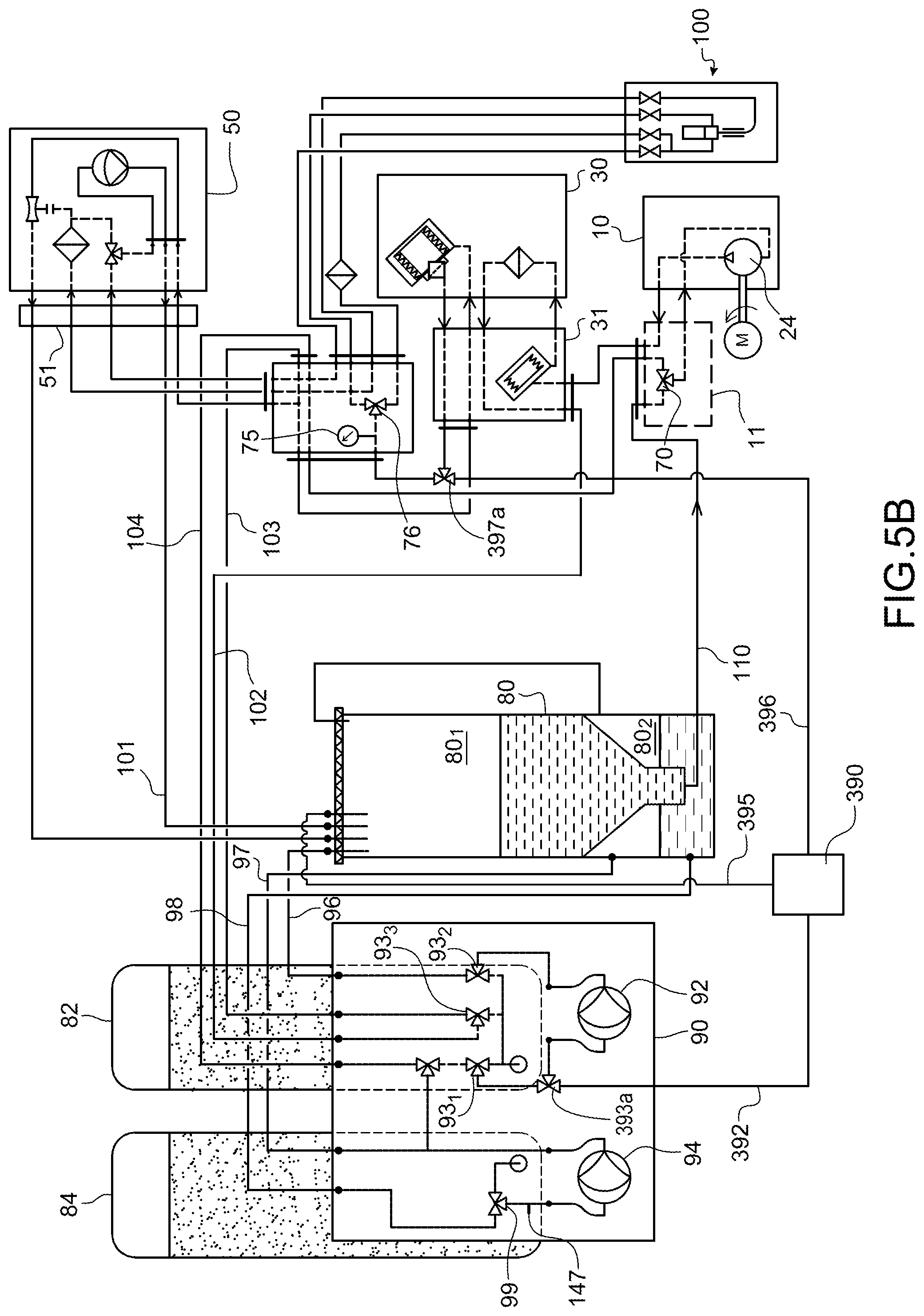 Patent US12103311 Figure 11 – Ink circuit with several modular units
