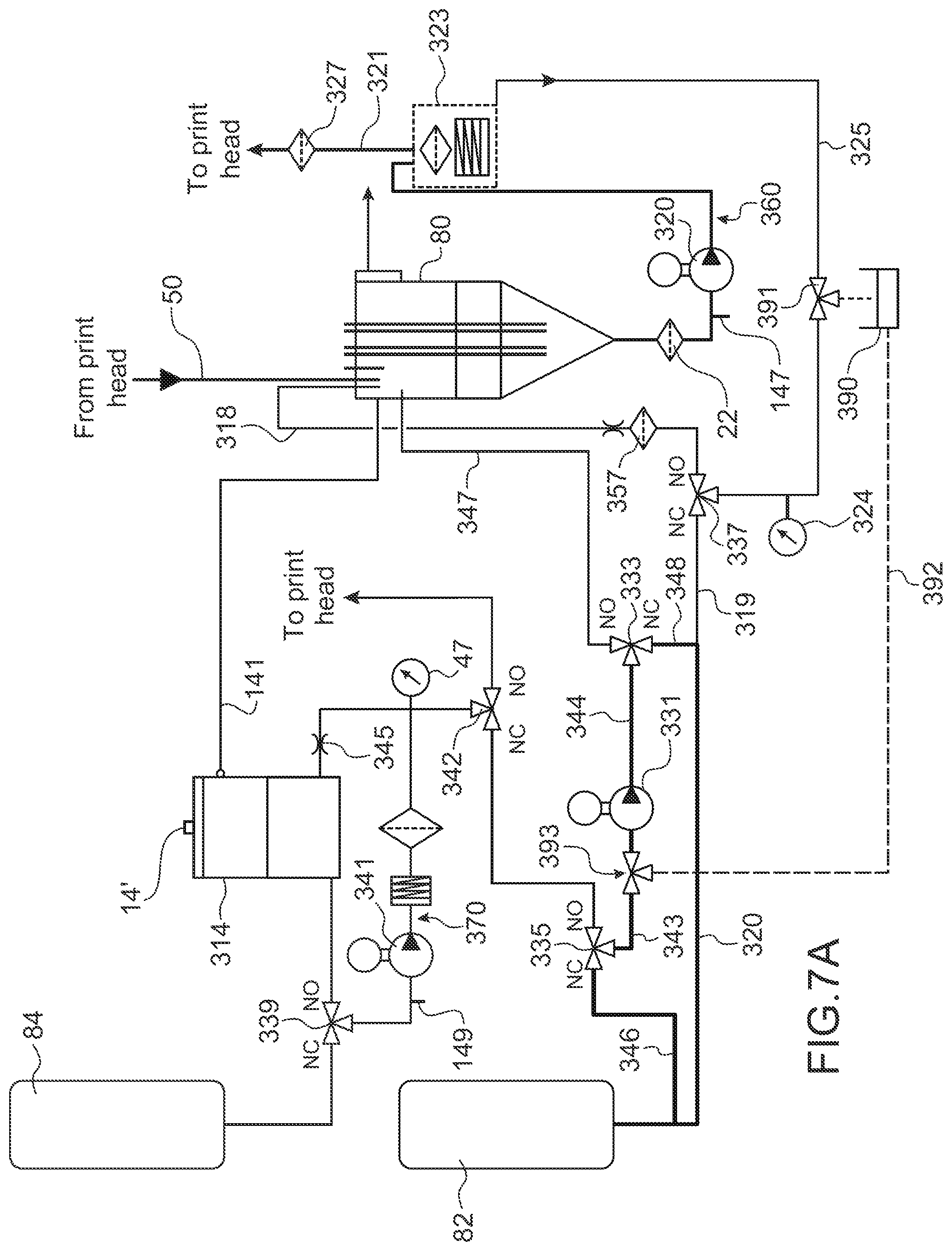 Patent US12103311 Figure 13 – Ink circuit with several modular units
