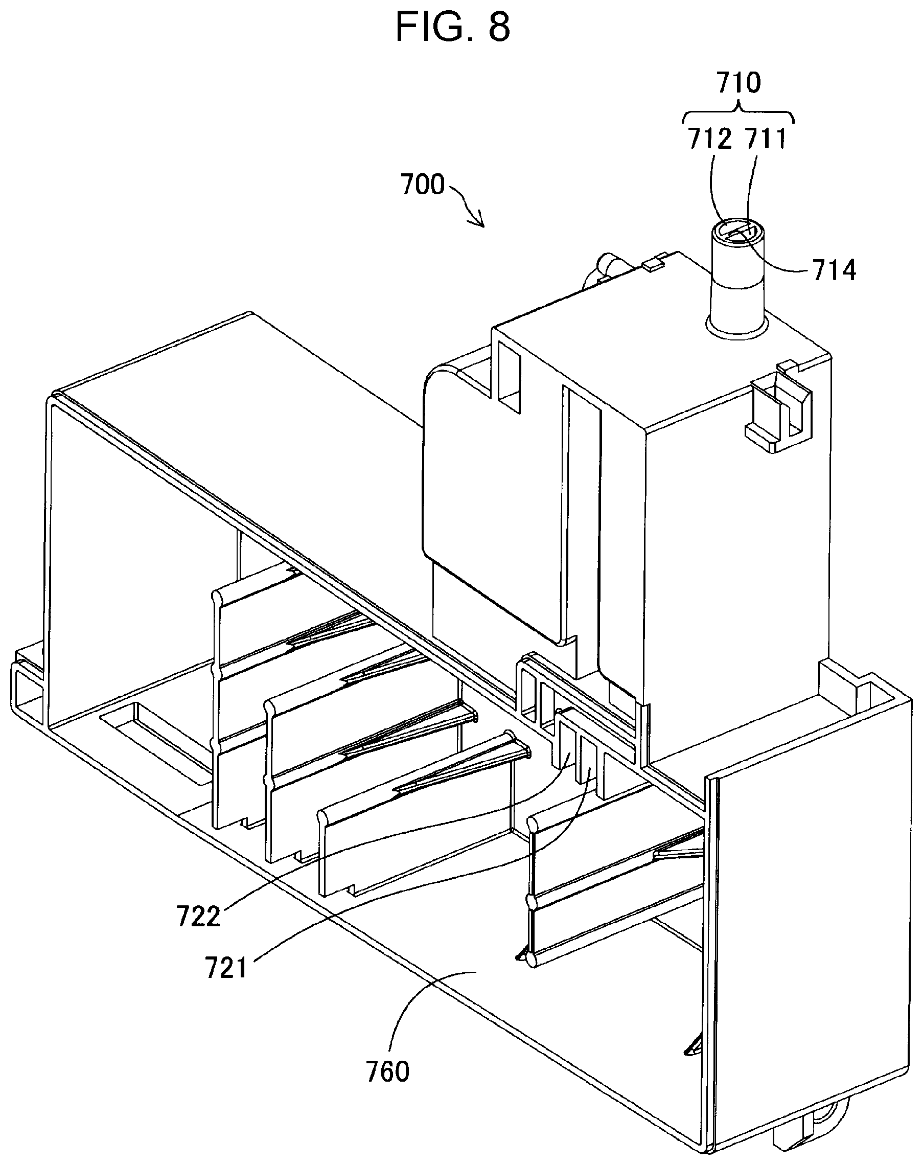 Patent US12103312 Figure 6 – Ink replenishment container