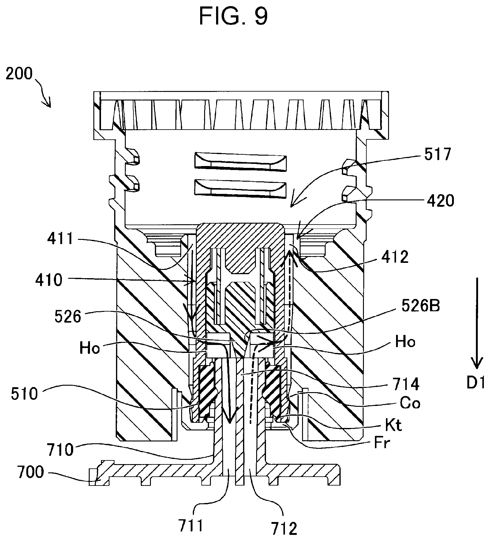 Patent US12103312 Figure 7 – Ink replenishment container