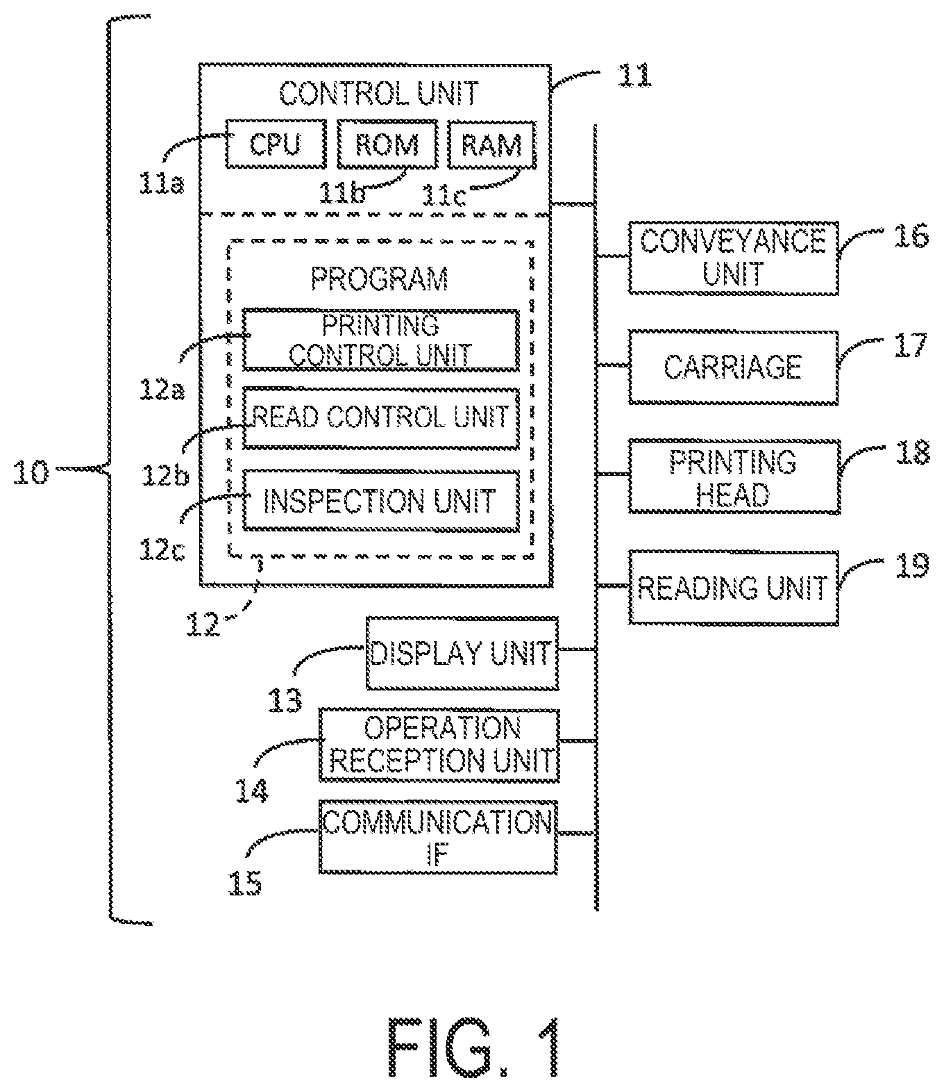 Patent US12103317 Figure 1 – Printing device and printing method