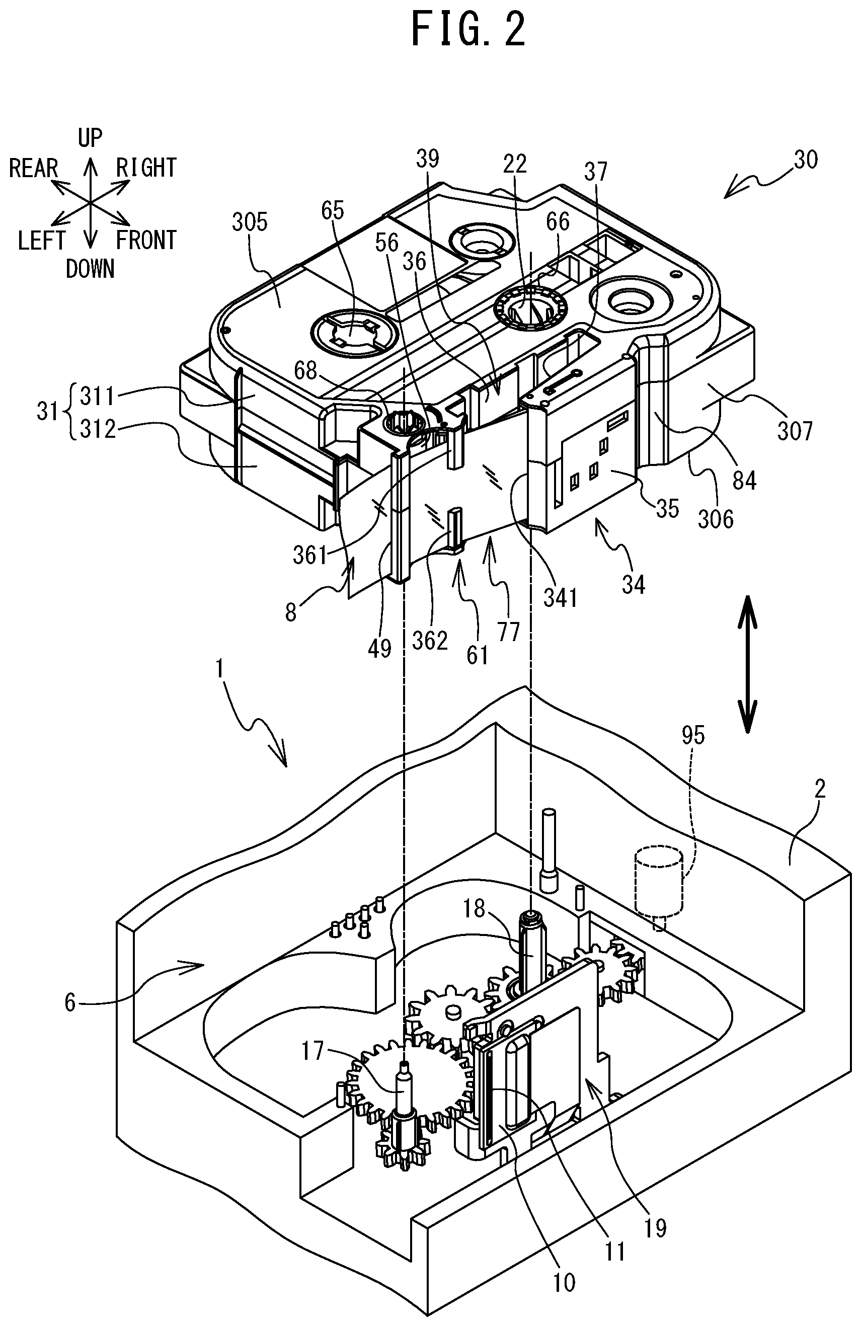 Patent US12103323 Figure 2 – Tape cassette