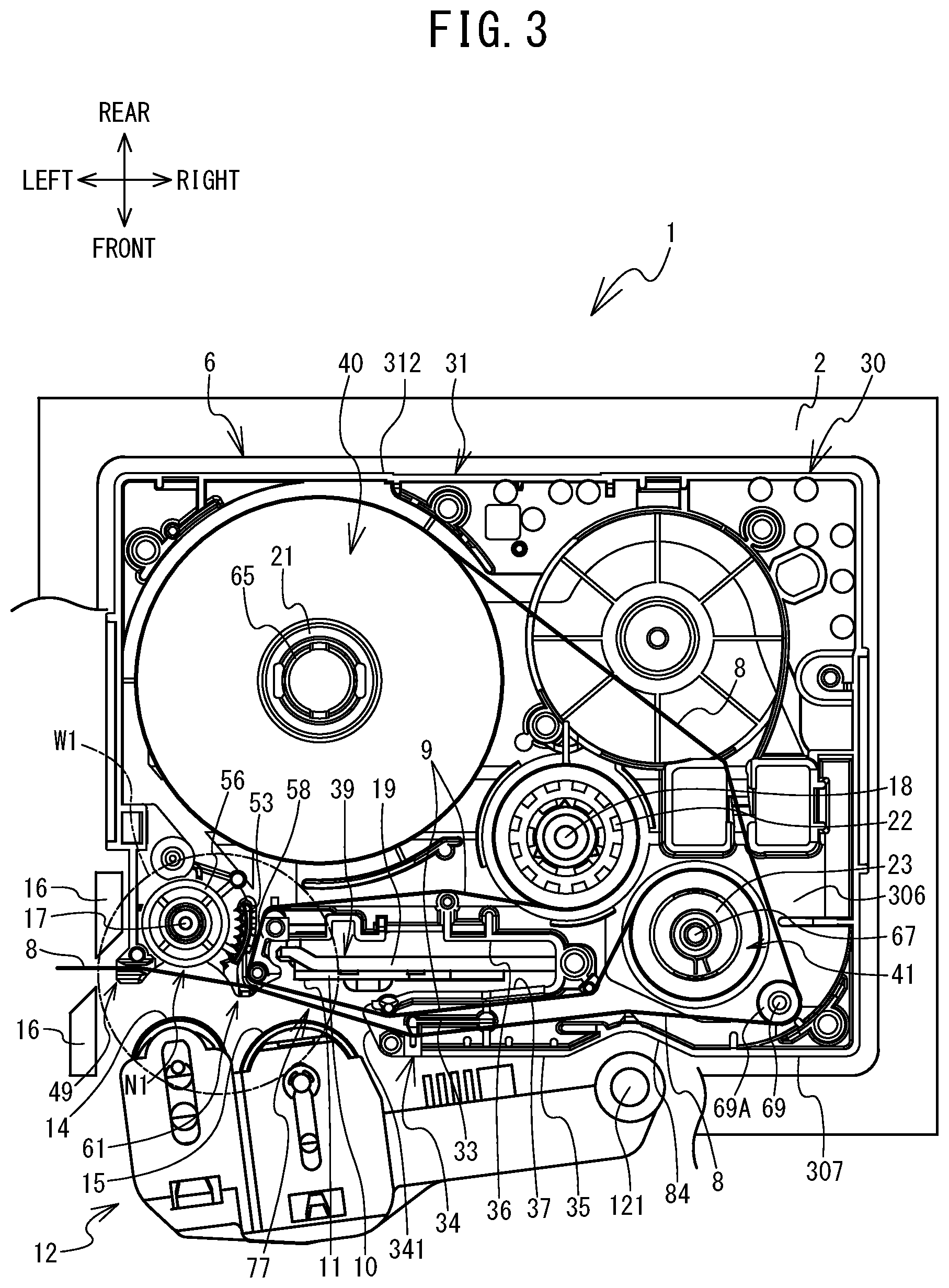 Patent US12103323 Figure 3 – Tape cassette