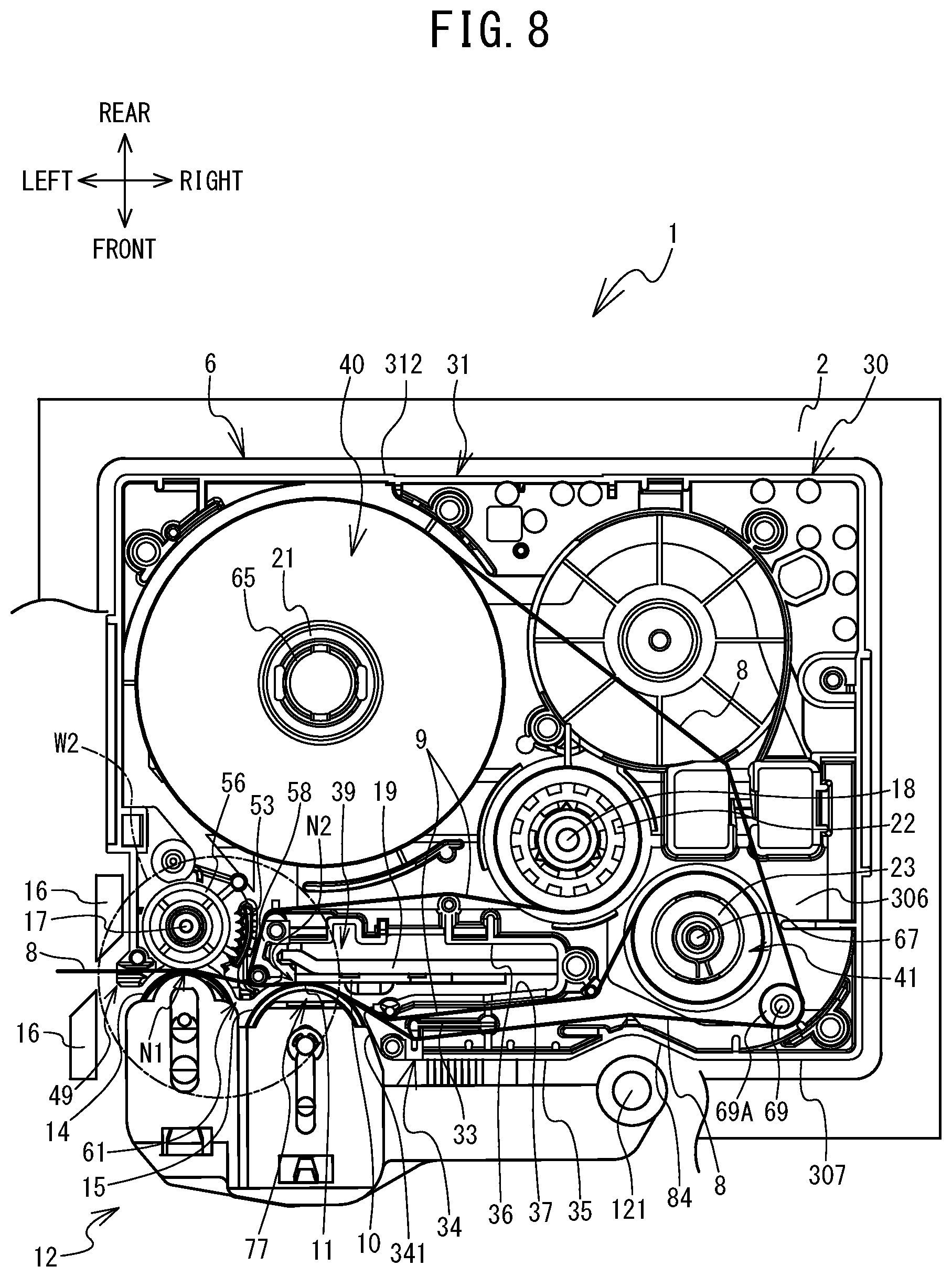 Patent US12103323 Figure 8 – Tape cassette