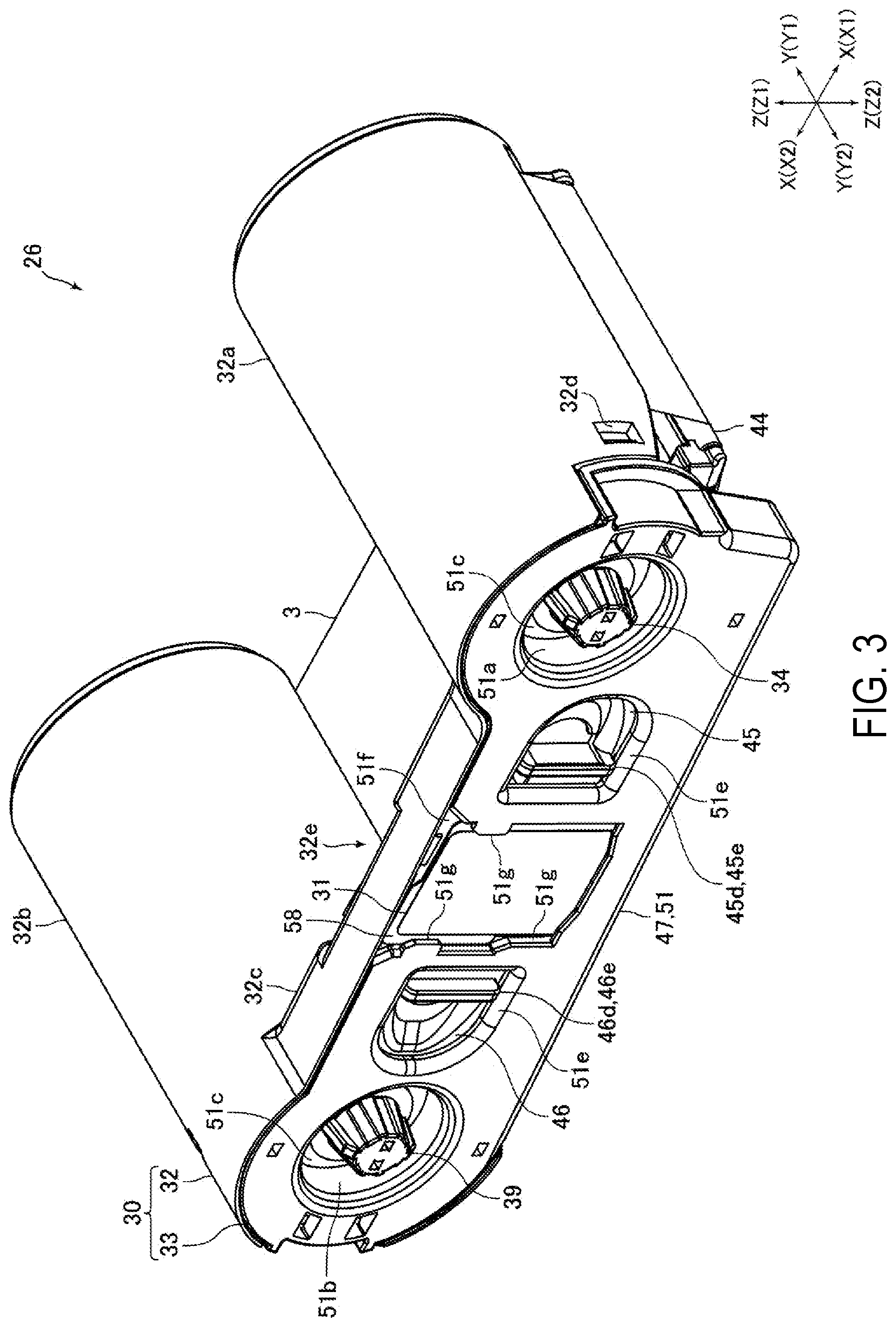 Patent US12103324 Figure 3 – Ink ribbon cassette and printing apparatus
