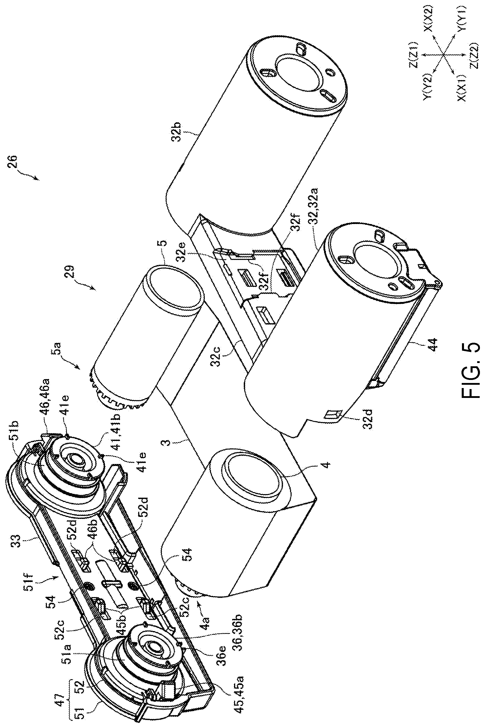 Patent US12103324 Figure 5 – Ink ribbon cassette and printing apparatus
