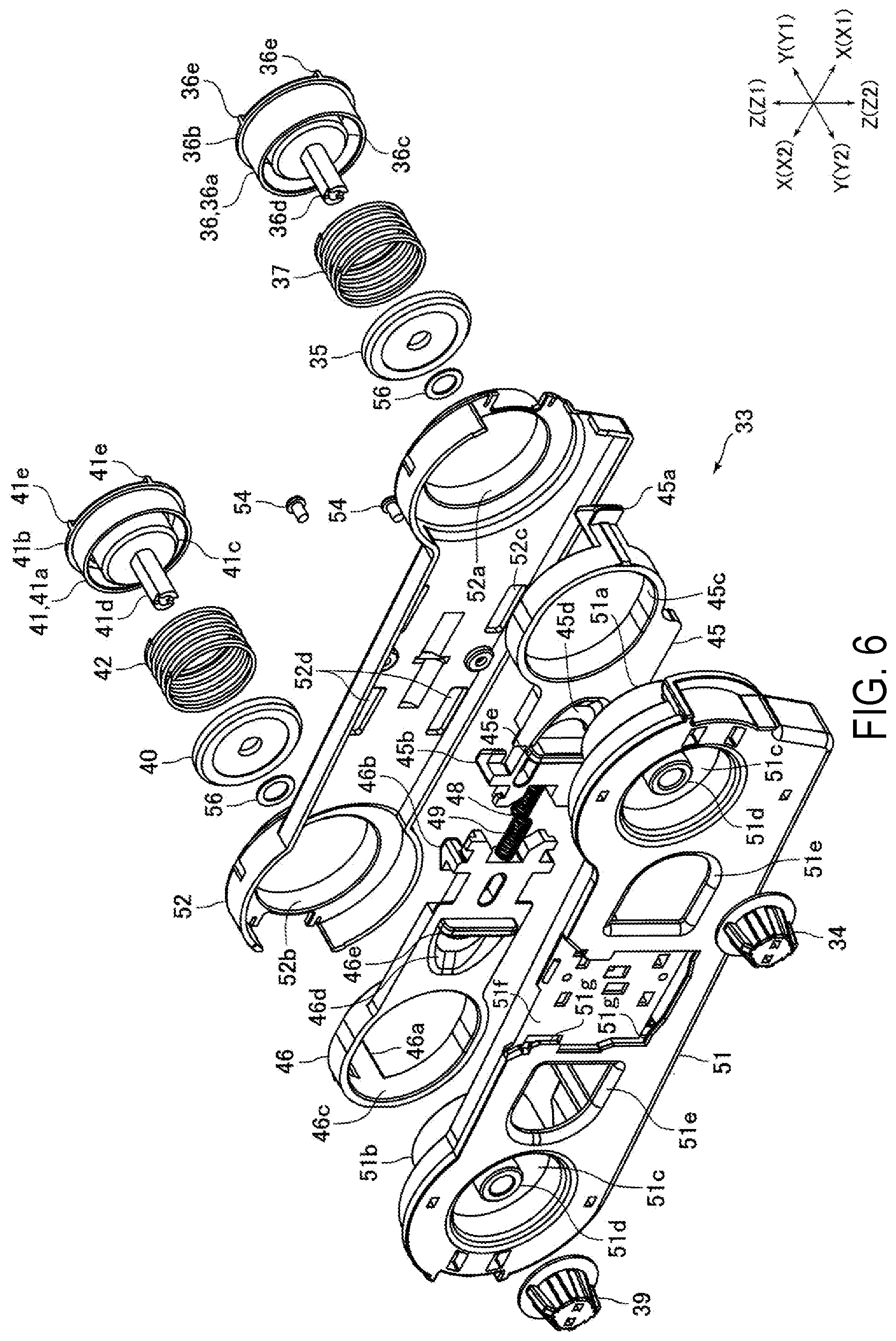 Patent US12103324 Figure 6 – Ink ribbon cassette and printing apparatus
