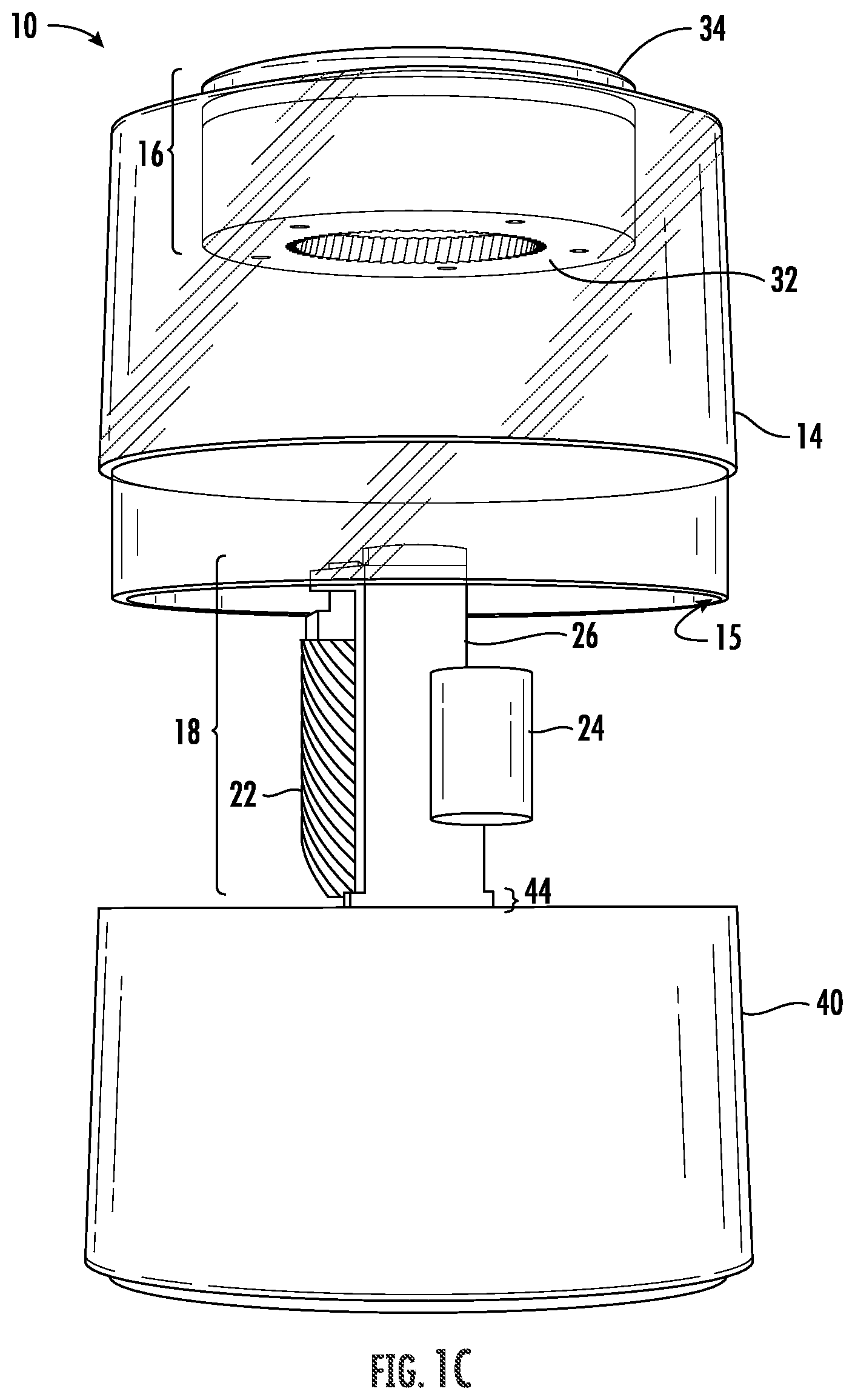 Patent US12103330 Figure 3 – Sharpeners for writing instruments
