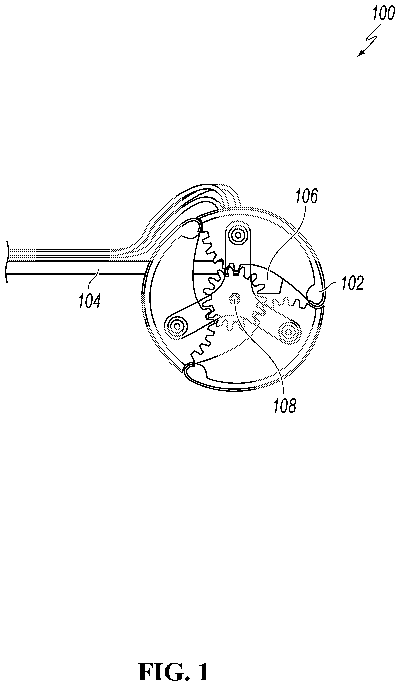 Patent US12103331 Figure 1 – Transformable wheel and leg assembly