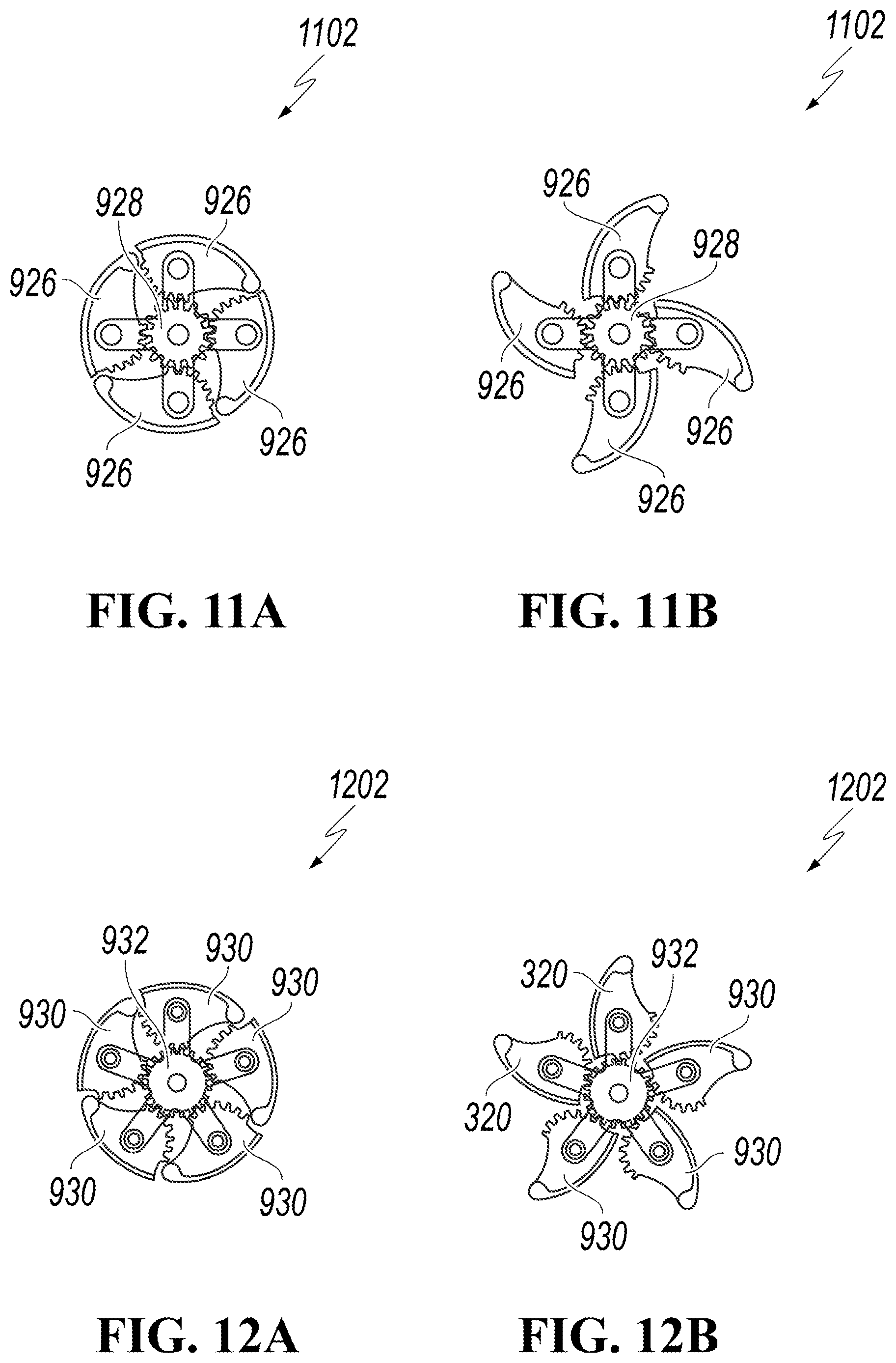 Patent US12103331 Figure 7 – Transformable wheel and leg assembly
