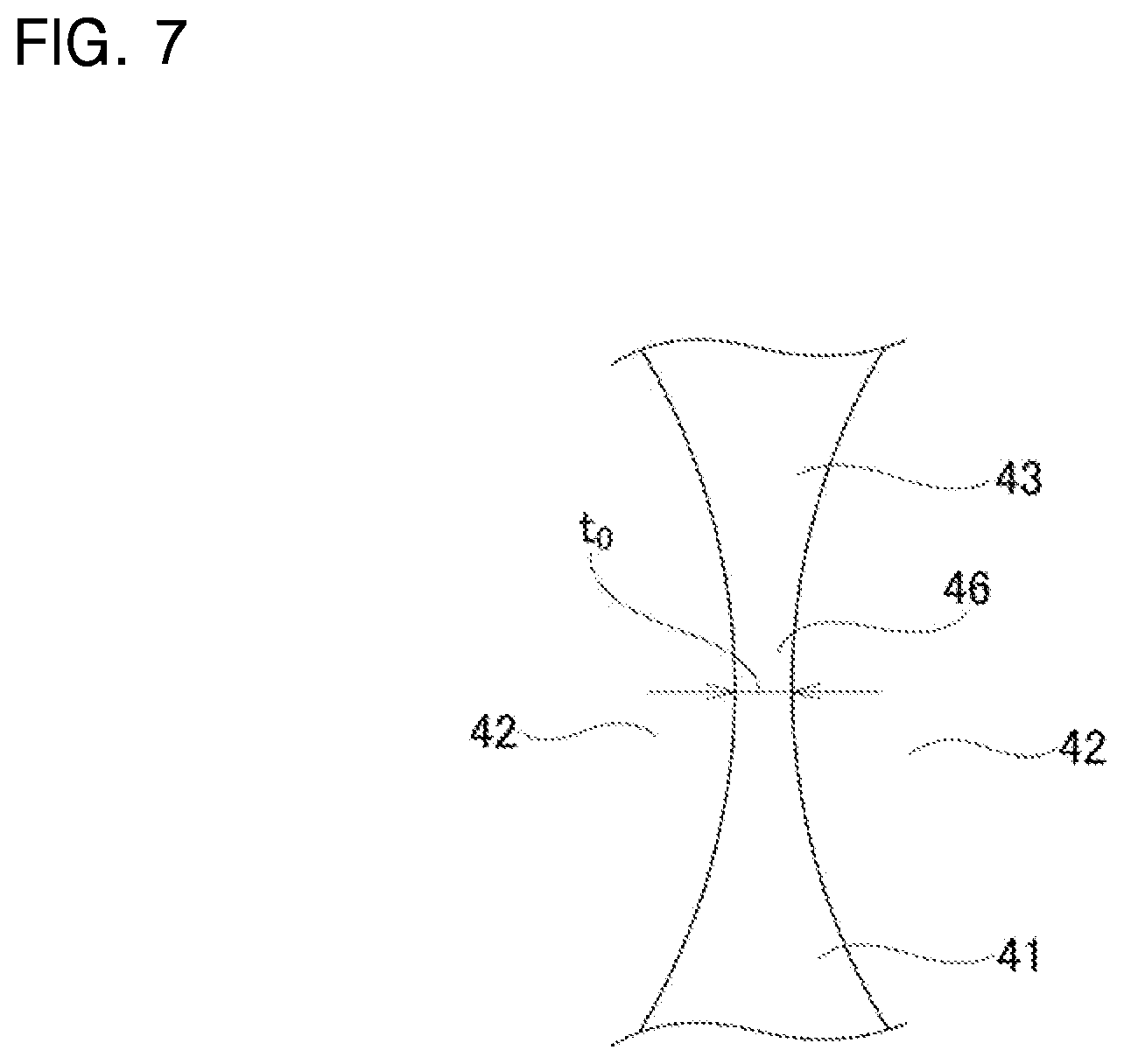 Patent US12103332 Figure 7 – Retainer for angular contact ball bearing, angular contact ball bearing, and hub unit bearing