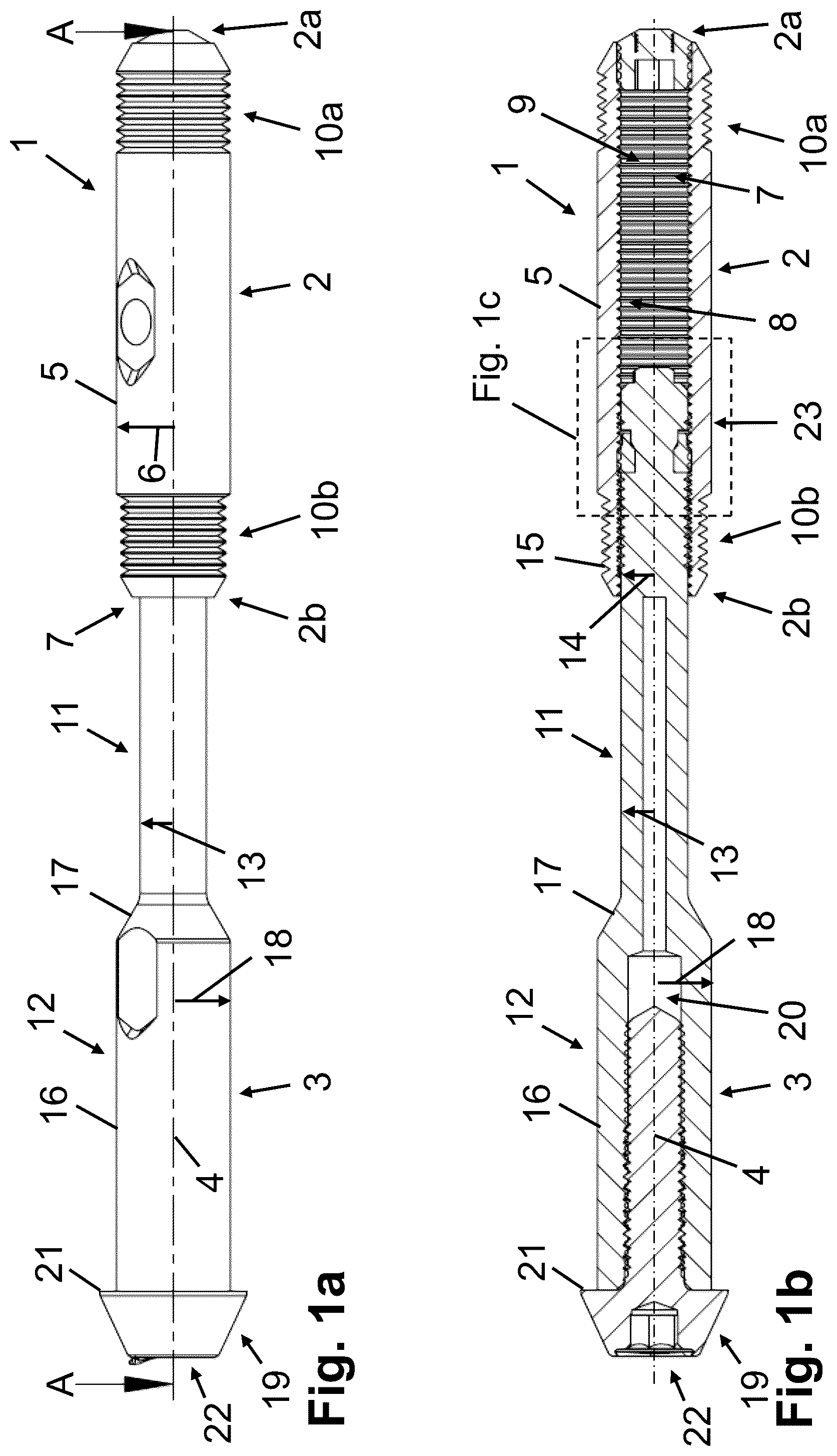 Patent US12103333 Figure 1 – Axle assembly having an adjustable length