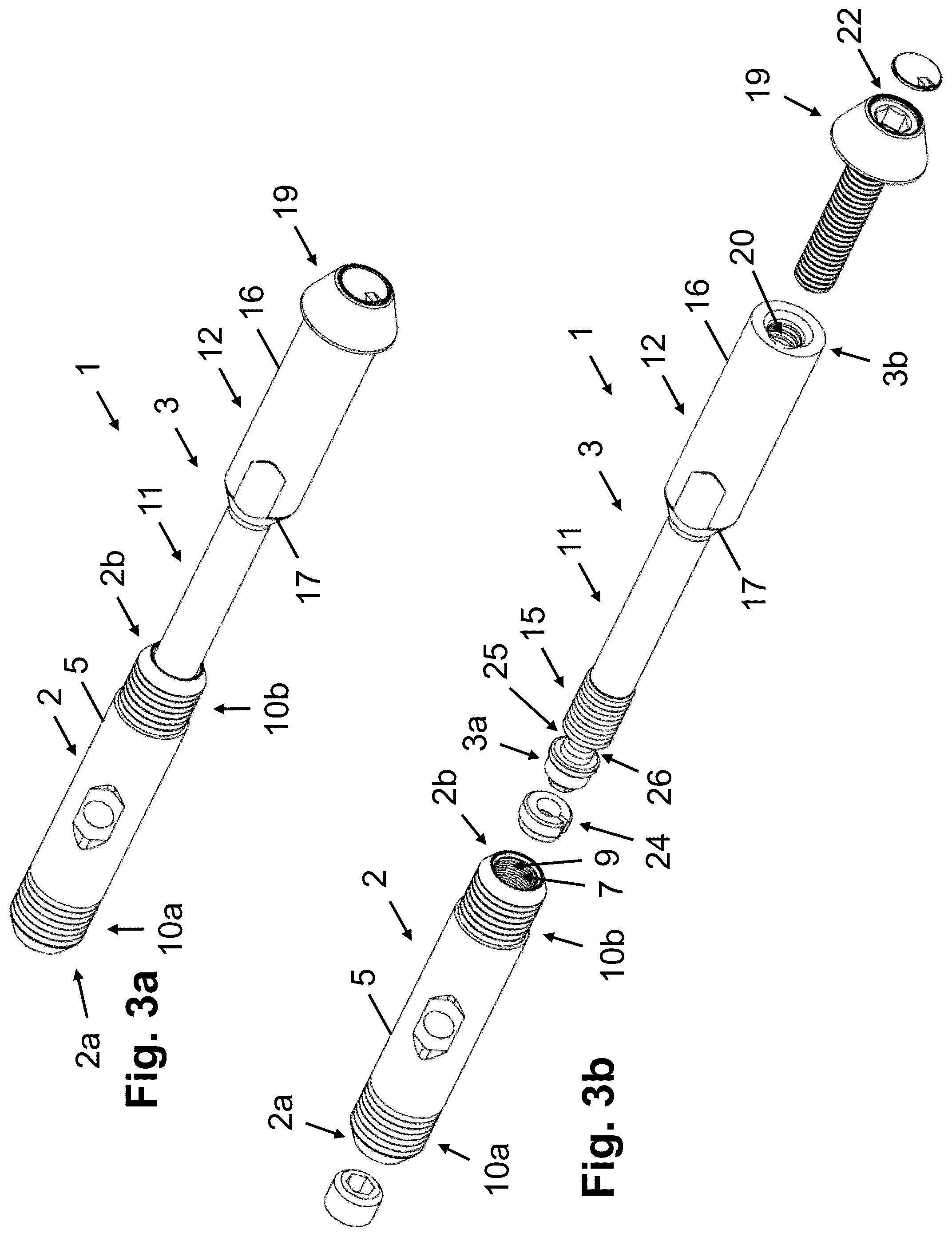 Patent US12103333 Figure 4 – Axle assembly having an adjustable length