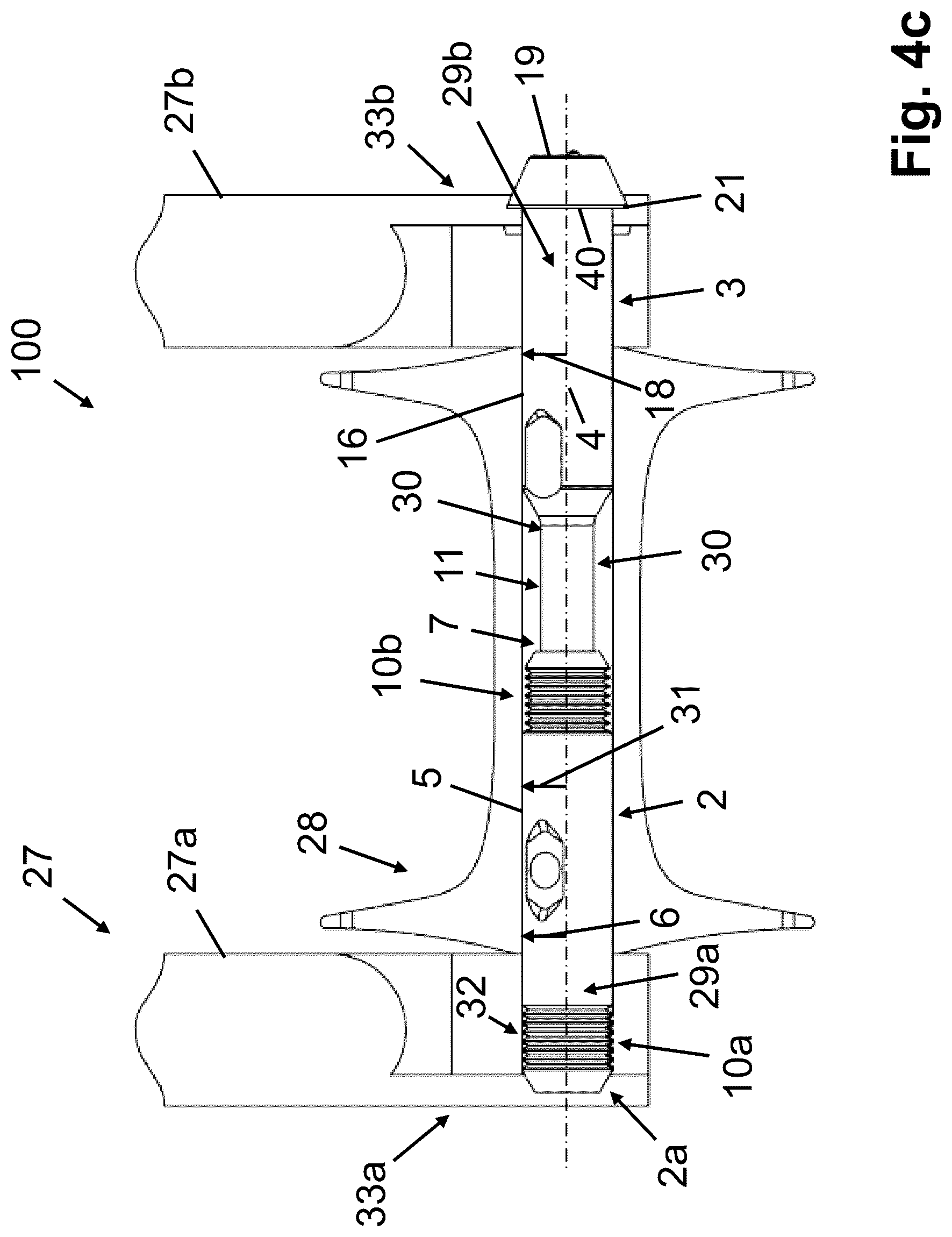Patent US12103333 Figure 7 – Axle assembly having an adjustable length