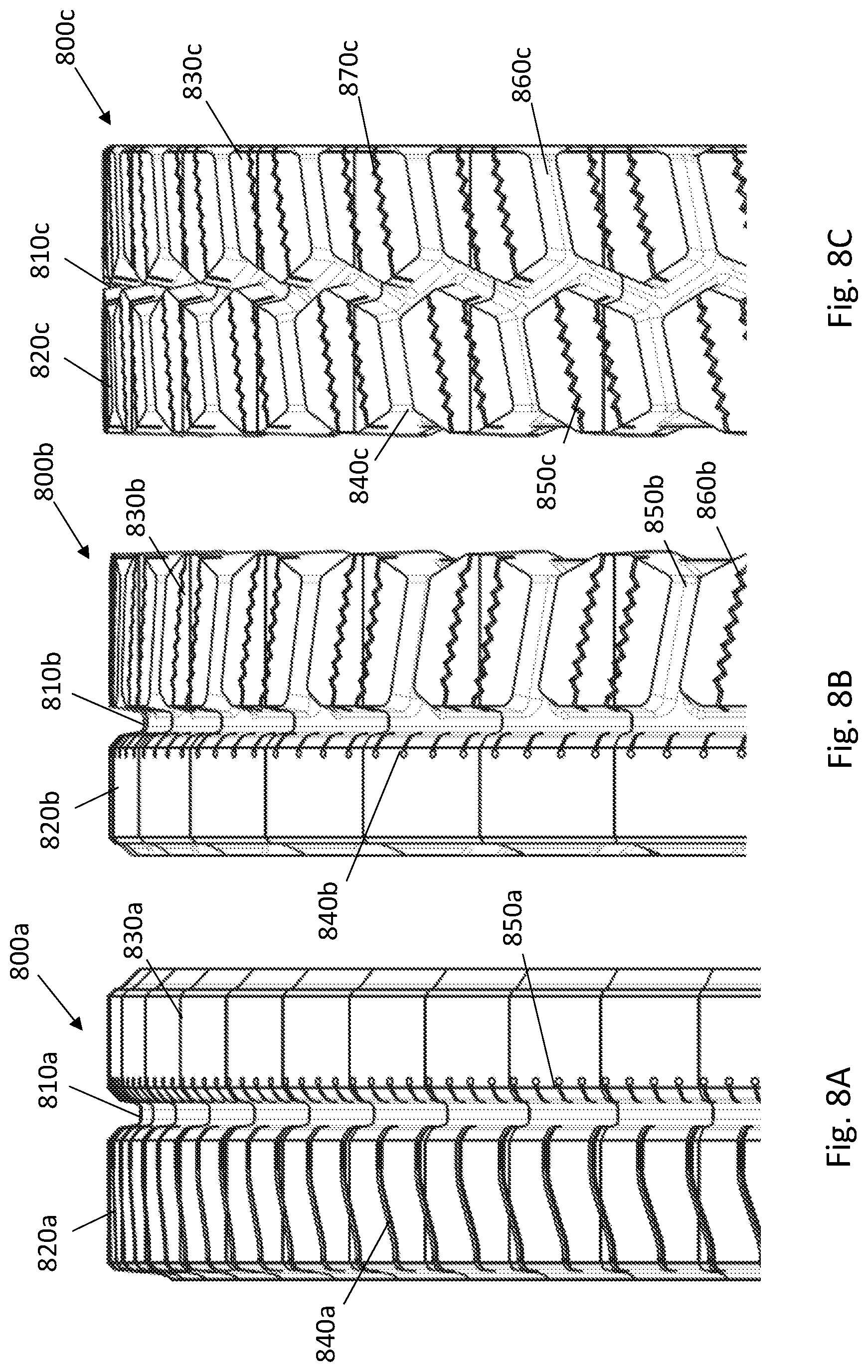 Patent US12103335 Figure 7 – Tire having a modular tread