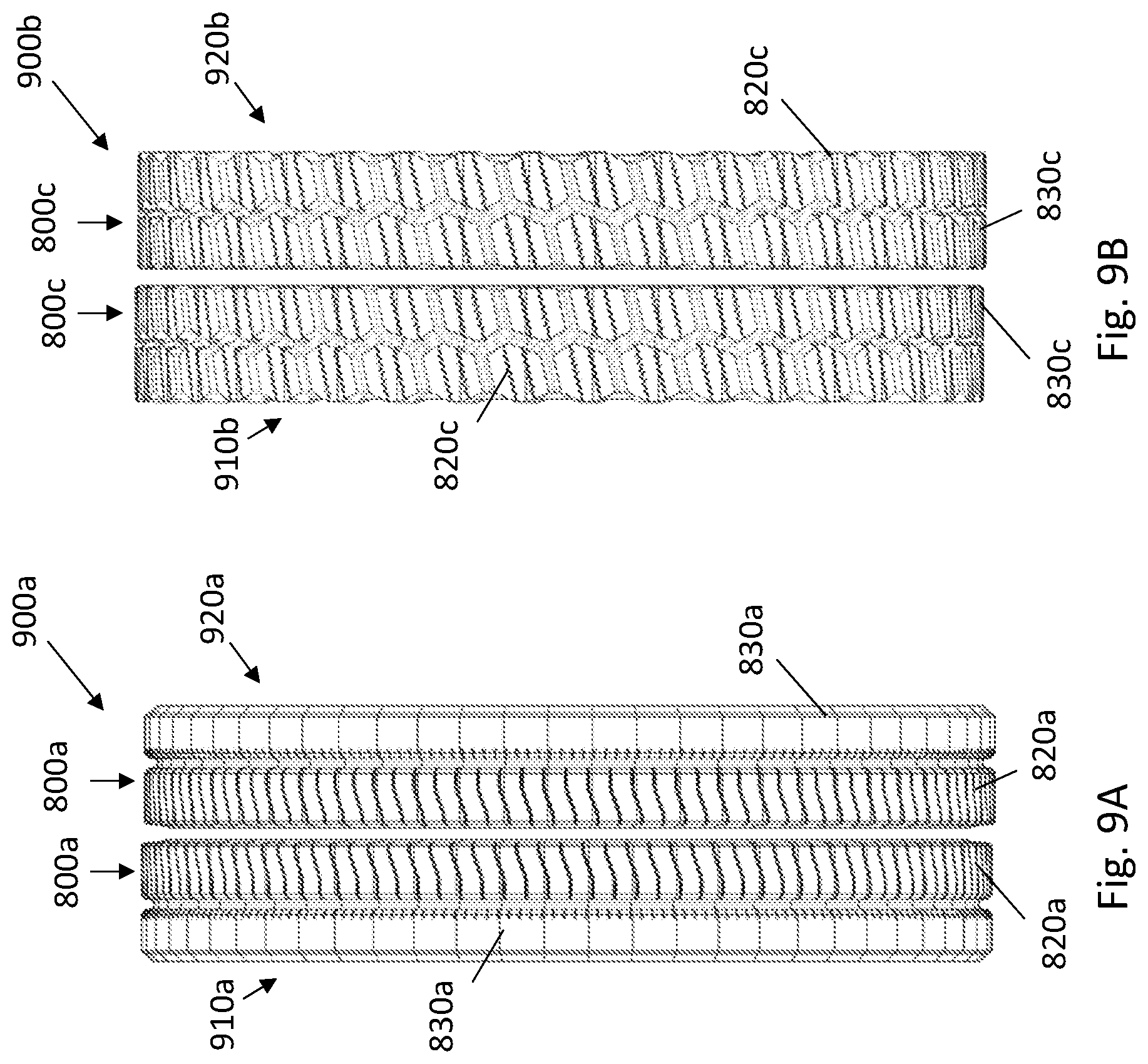 Patent US12103335 Figure 8 – Tire having a modular tread