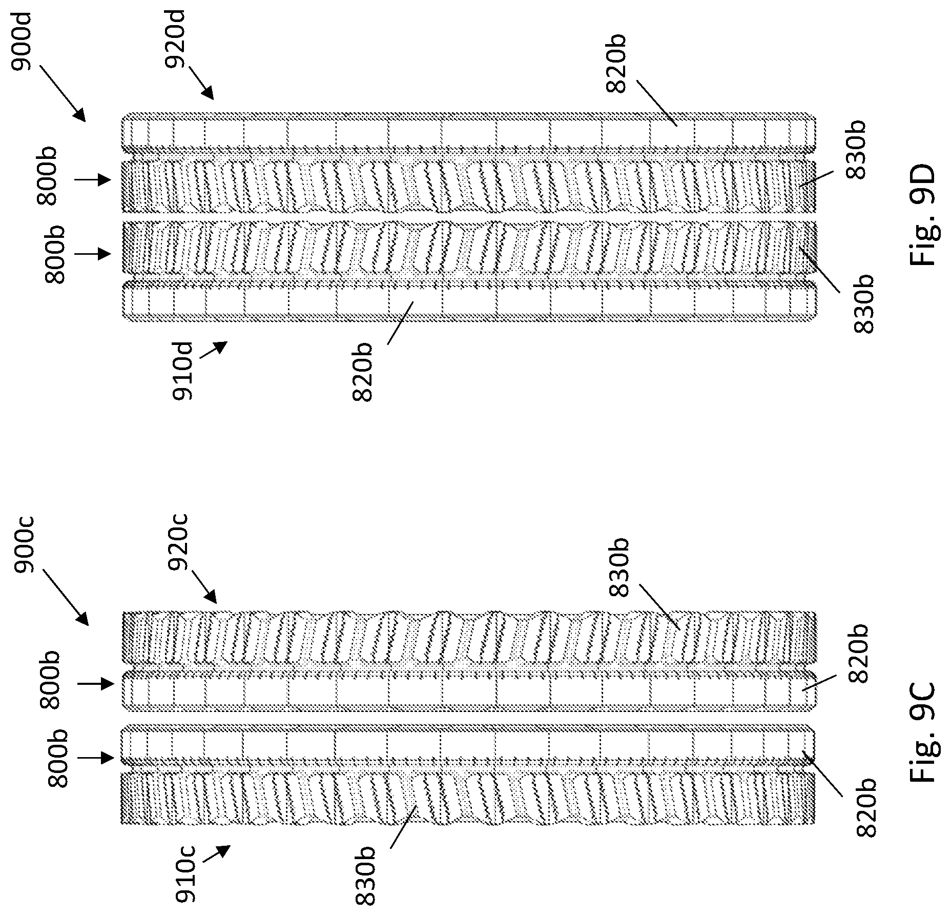 Patent US12103335 Figure 9 – Tire having a modular tread