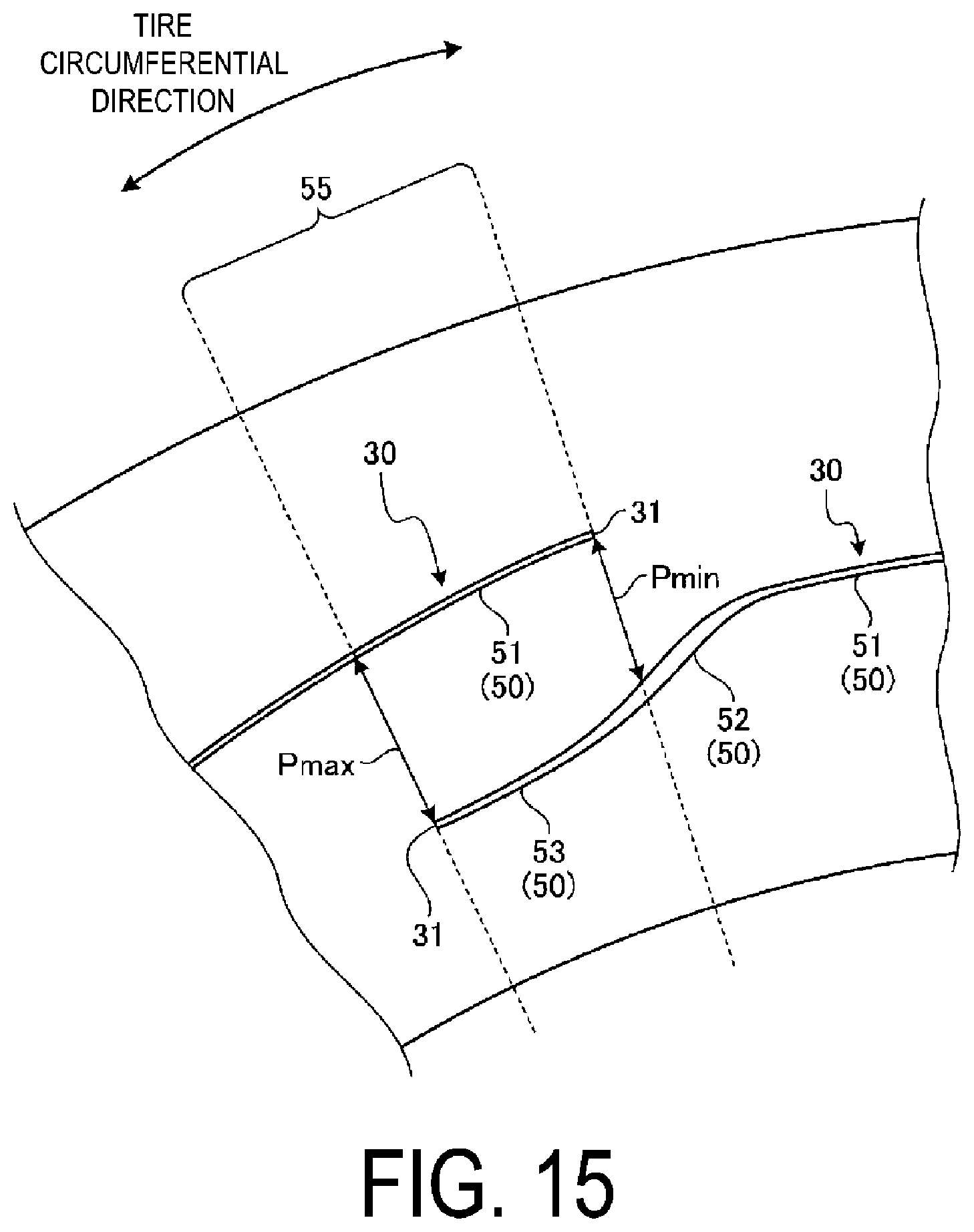 Patent US12103336 Figure 17 – Pneumatic tire