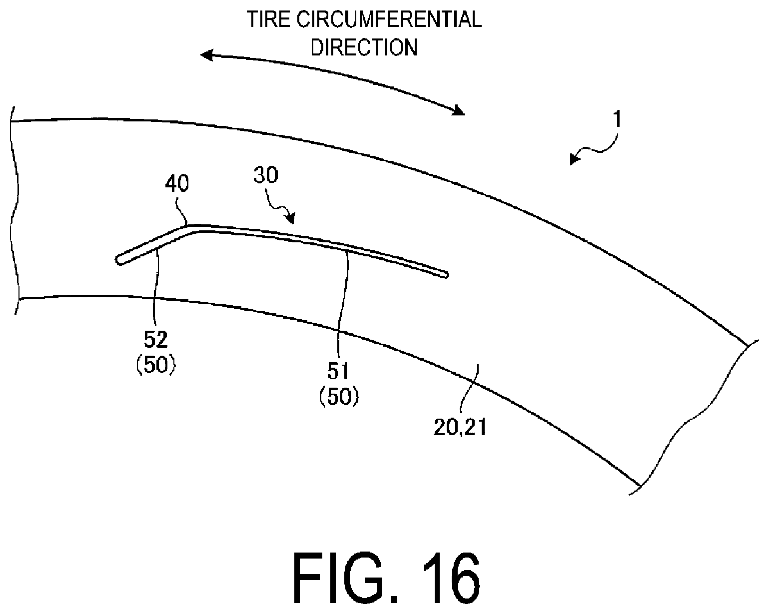 Patent US12103336 Figure 18 – Pneumatic tire