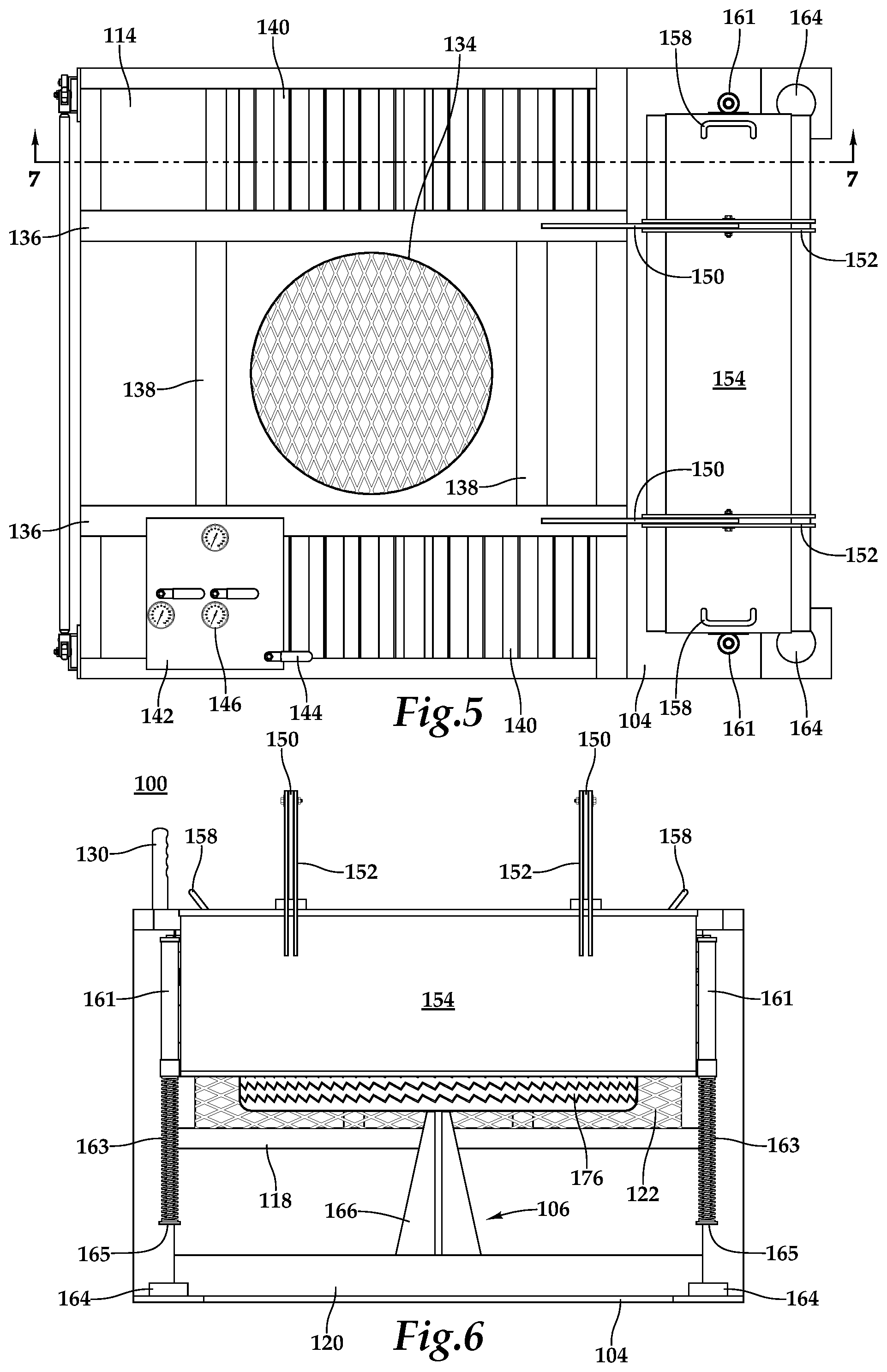 Patent US12103341 Figure 4 – Tire servicing cage