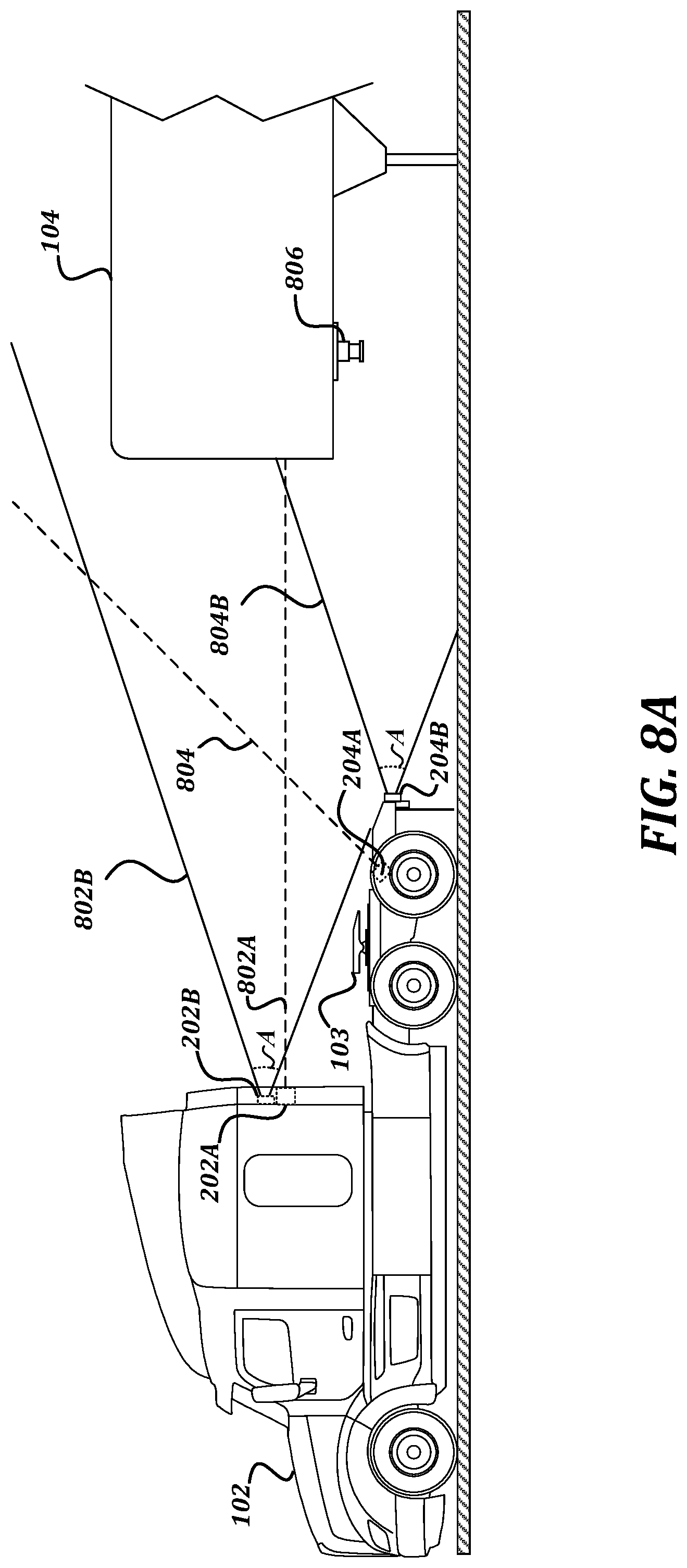 Patent US12103342 Figure 10 – Autonomous detection of and backing to trailer kingpin