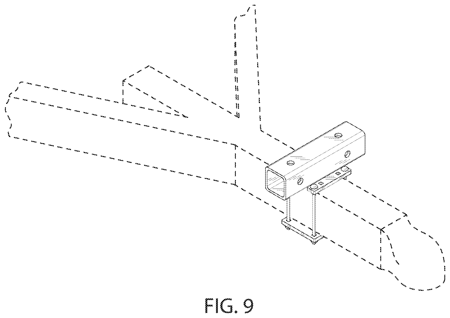 Patent US12103343 Figure 4 – Hitch mount assembly