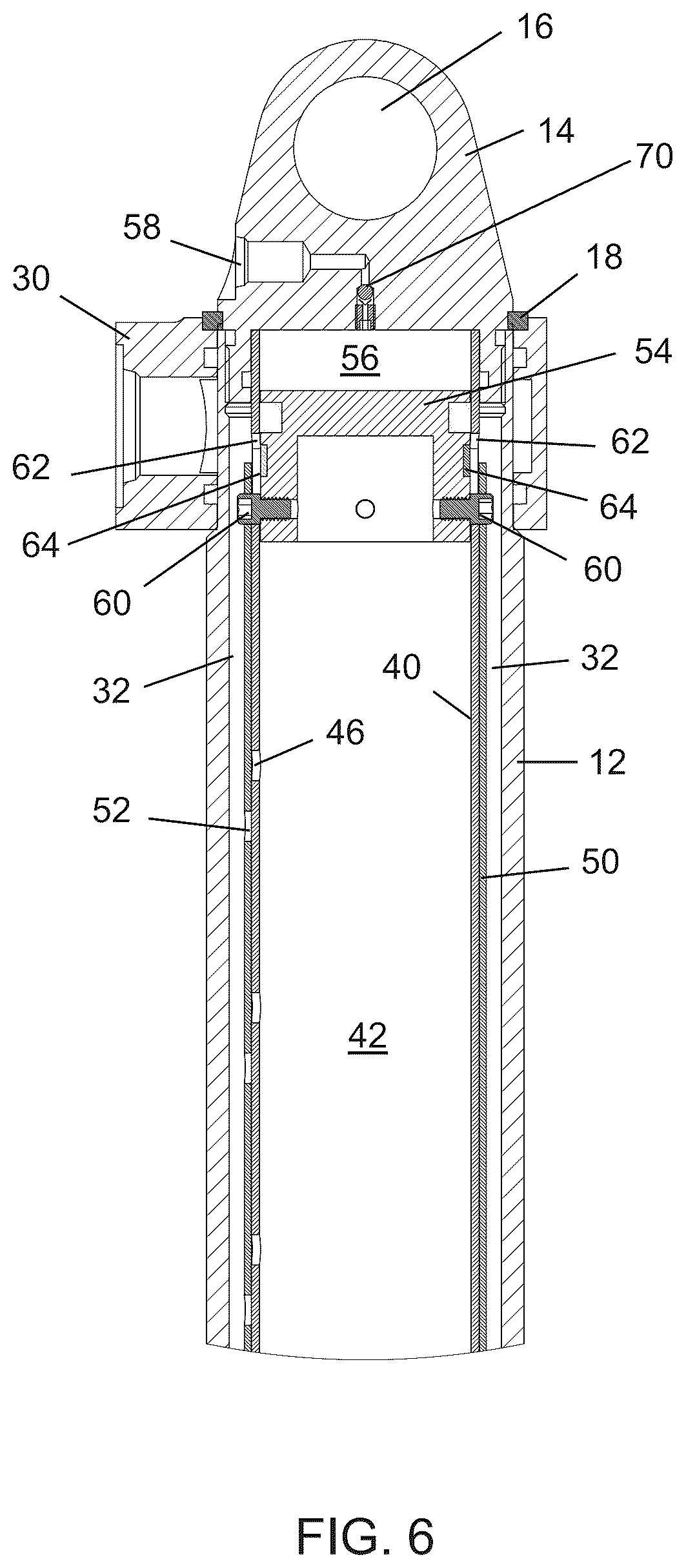Patent US12103344 Figure 6 – Control coil over internal bypass damper for automotive suspensions