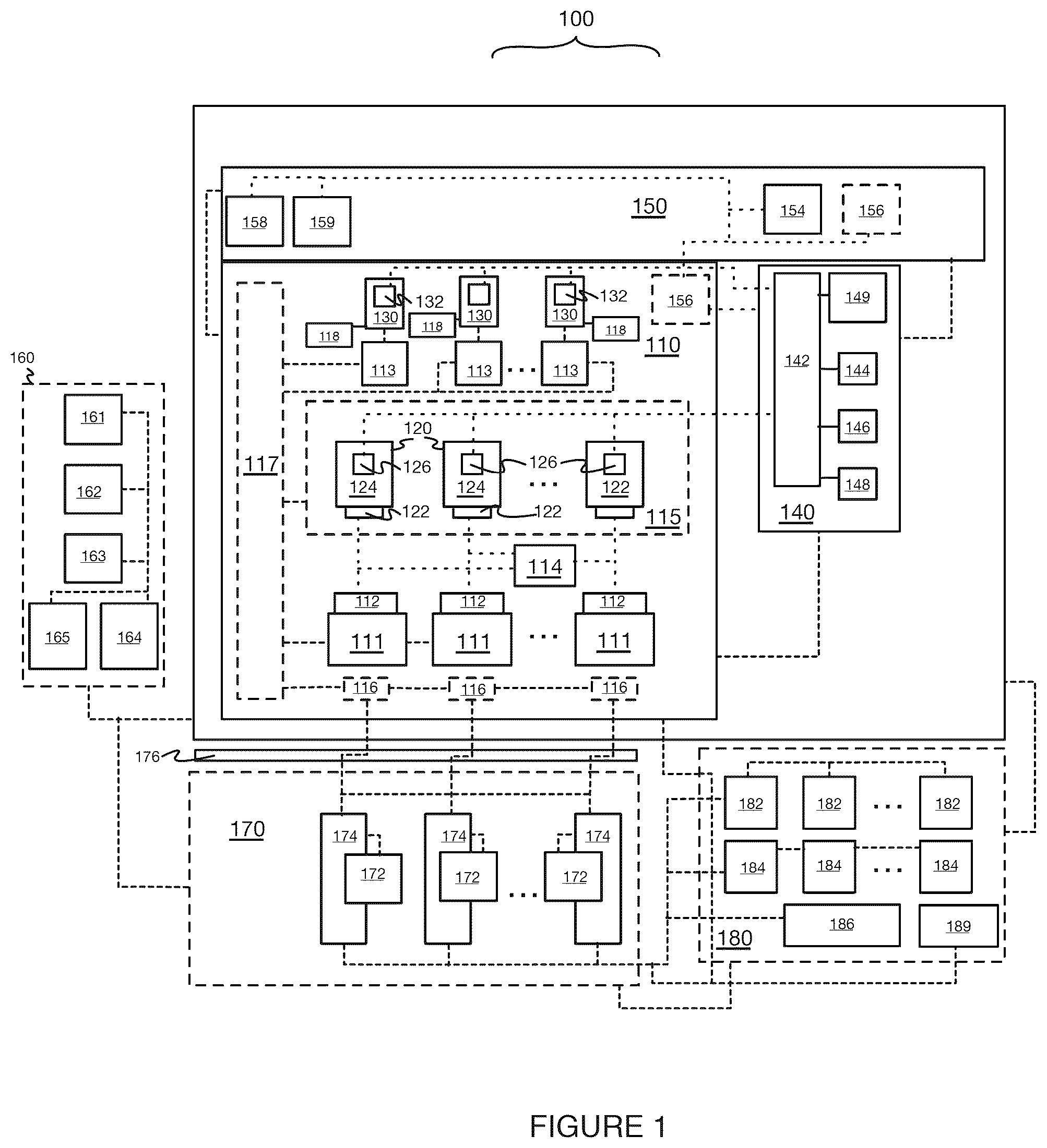 Patent US12103345 Figure 1 – Pneumatic control system for vehicle suspension system